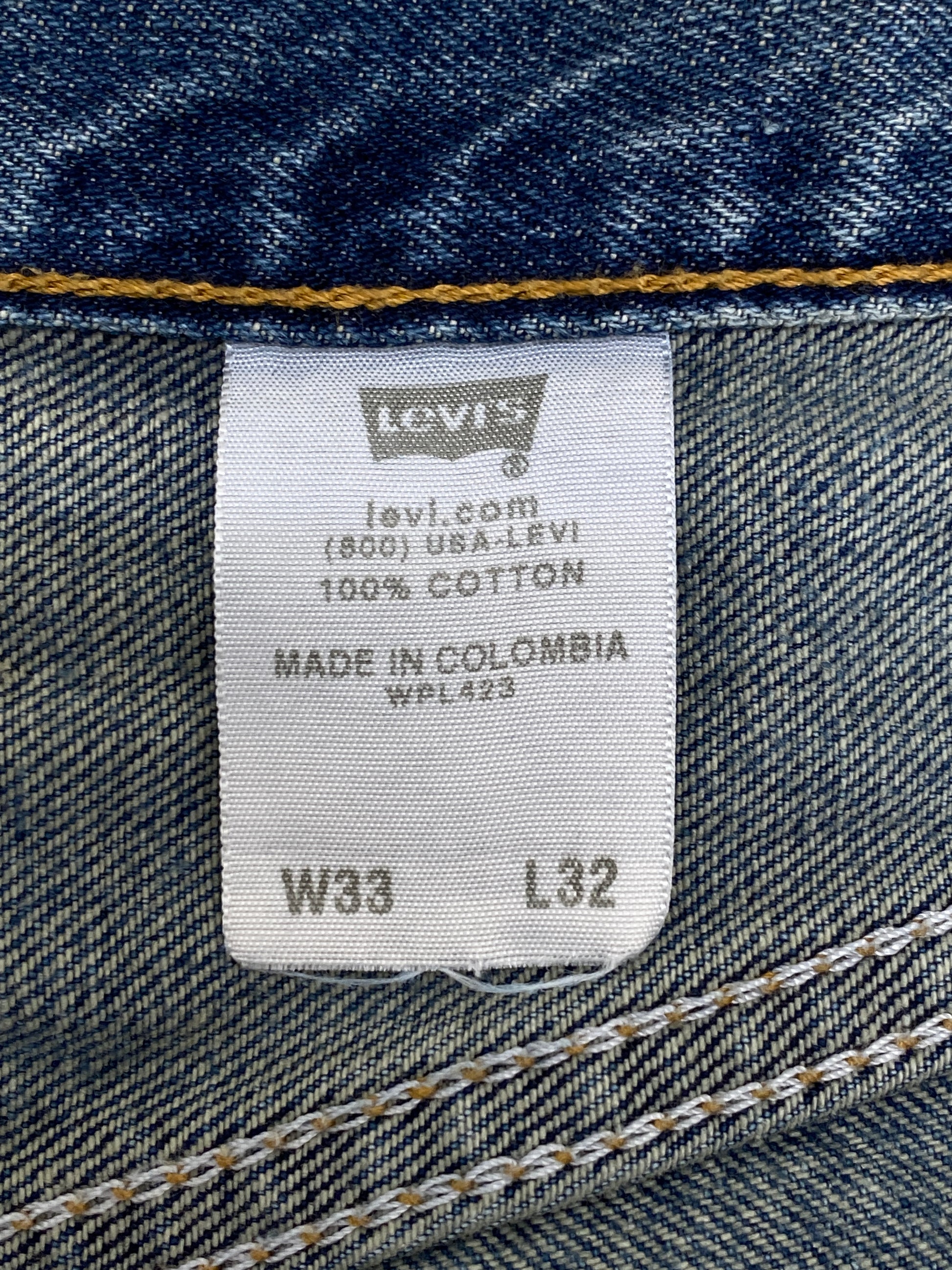33X32 Levi's 501 Vintage Denim Jeans - USA Vintage Bcn