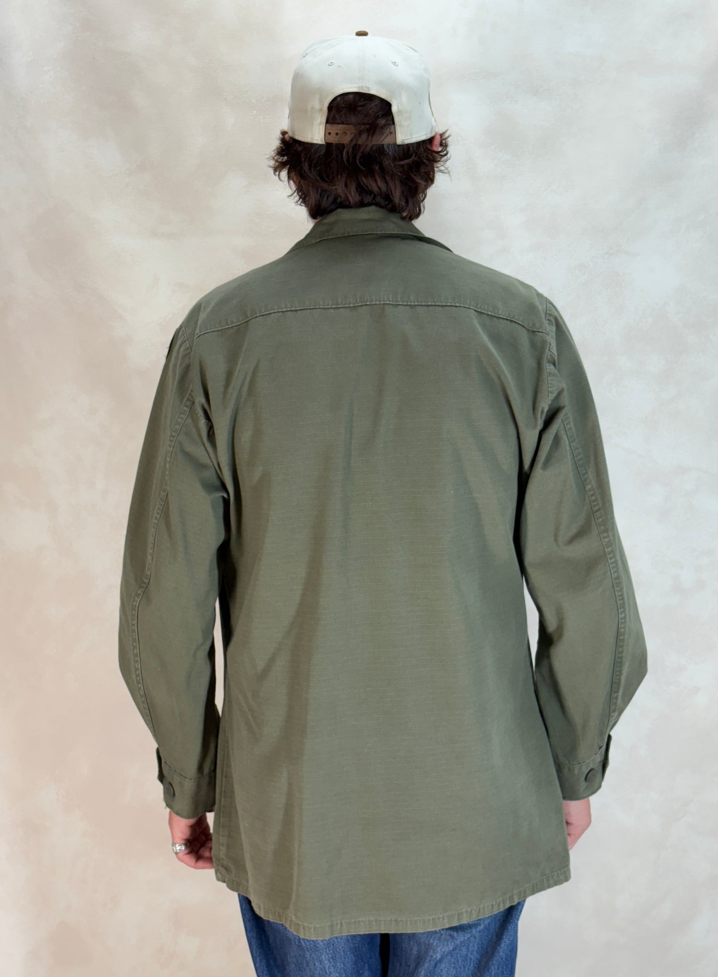 Med Long. Authentic 1969 US Army vintage Vietnam jungle jacket. - USA Vintage Bcn