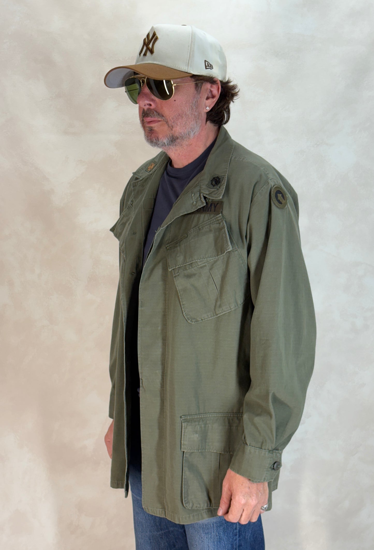 Med Long. Authentic 1969 US Army vintage Vietnam jungle jacket. - USA Vintage Bcn