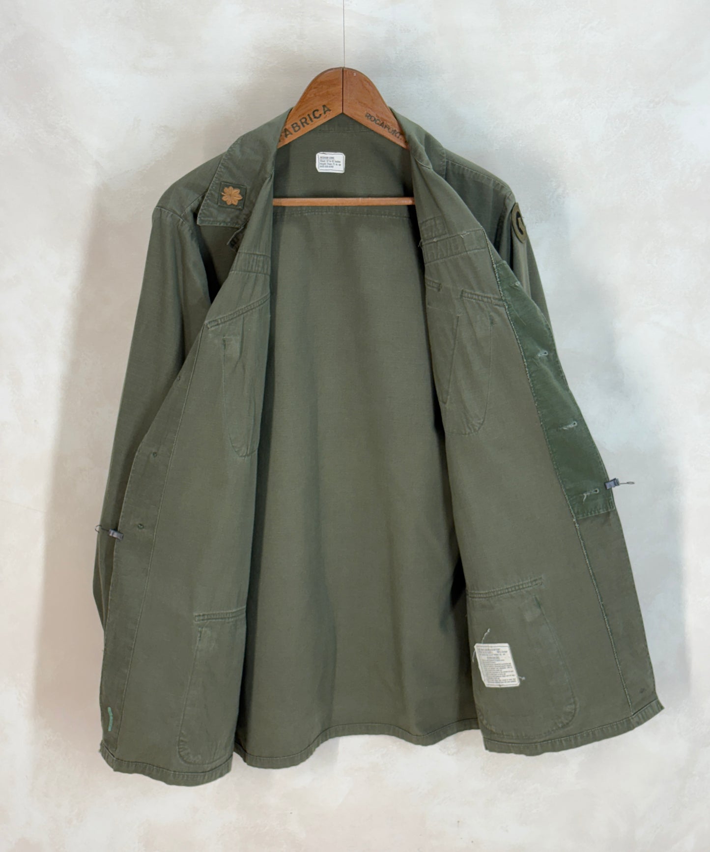 Med Long. Authentic 1969 US Army vintage Vietnam jungle jacket. - USA Vintage Bcn
