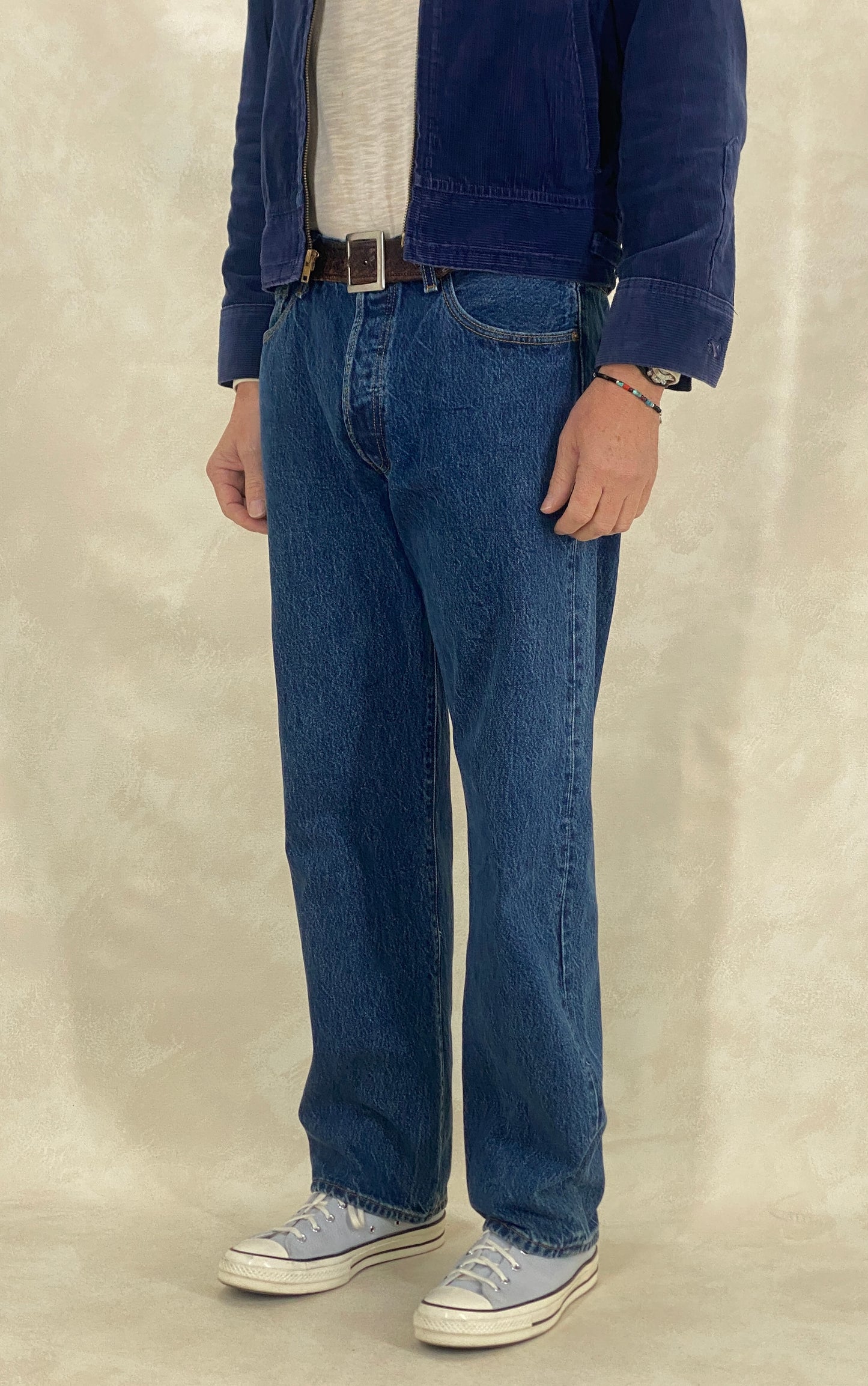 levis 501 vintage jeans 34x32 classic denim straight leg