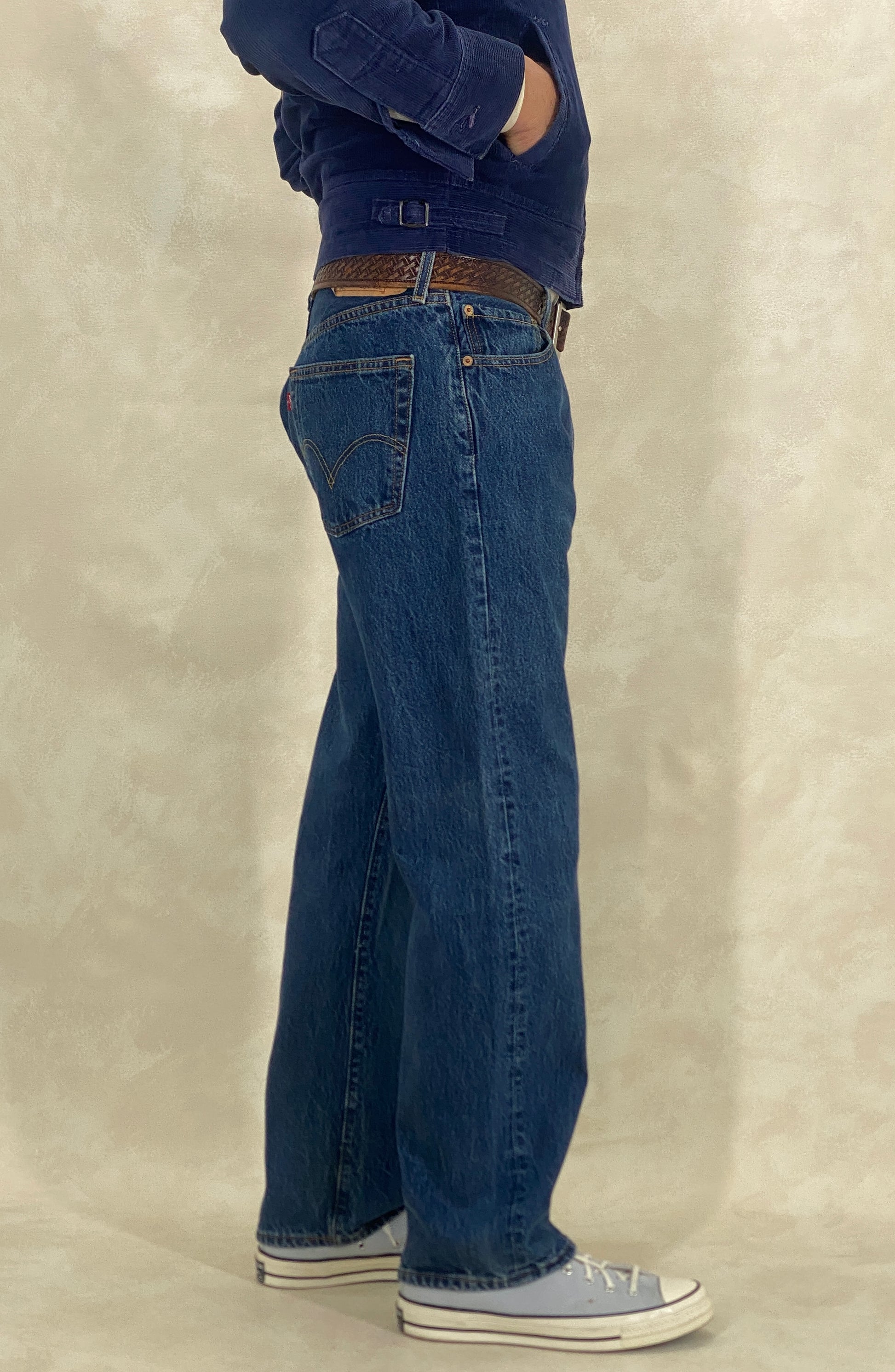 levis 501 vintage jeans 34x32 classic denim straight leg