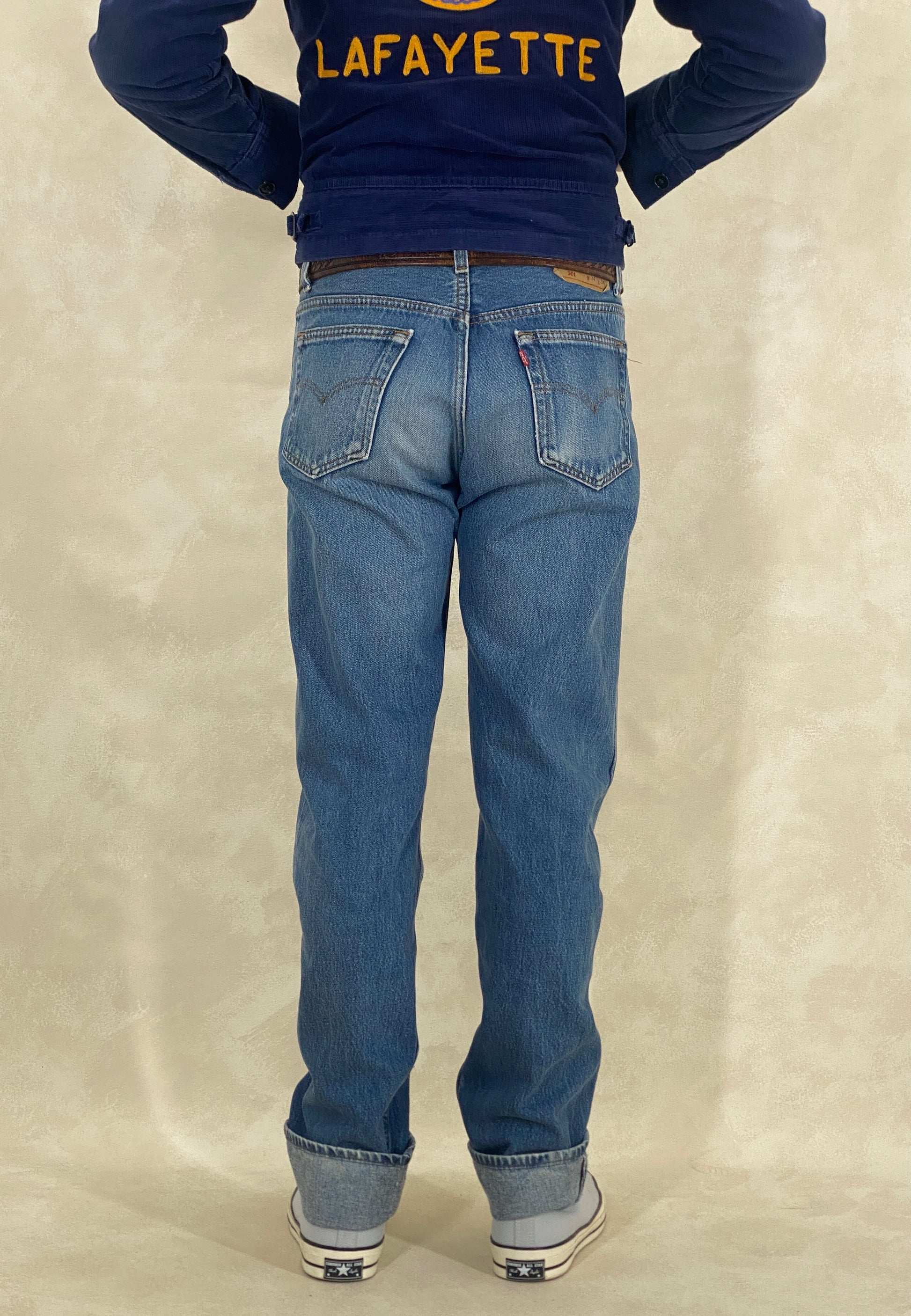 34X34 Levi's 501 Vintage Denim Jeans Made in USA in 1991 - USA Vintage Bcn