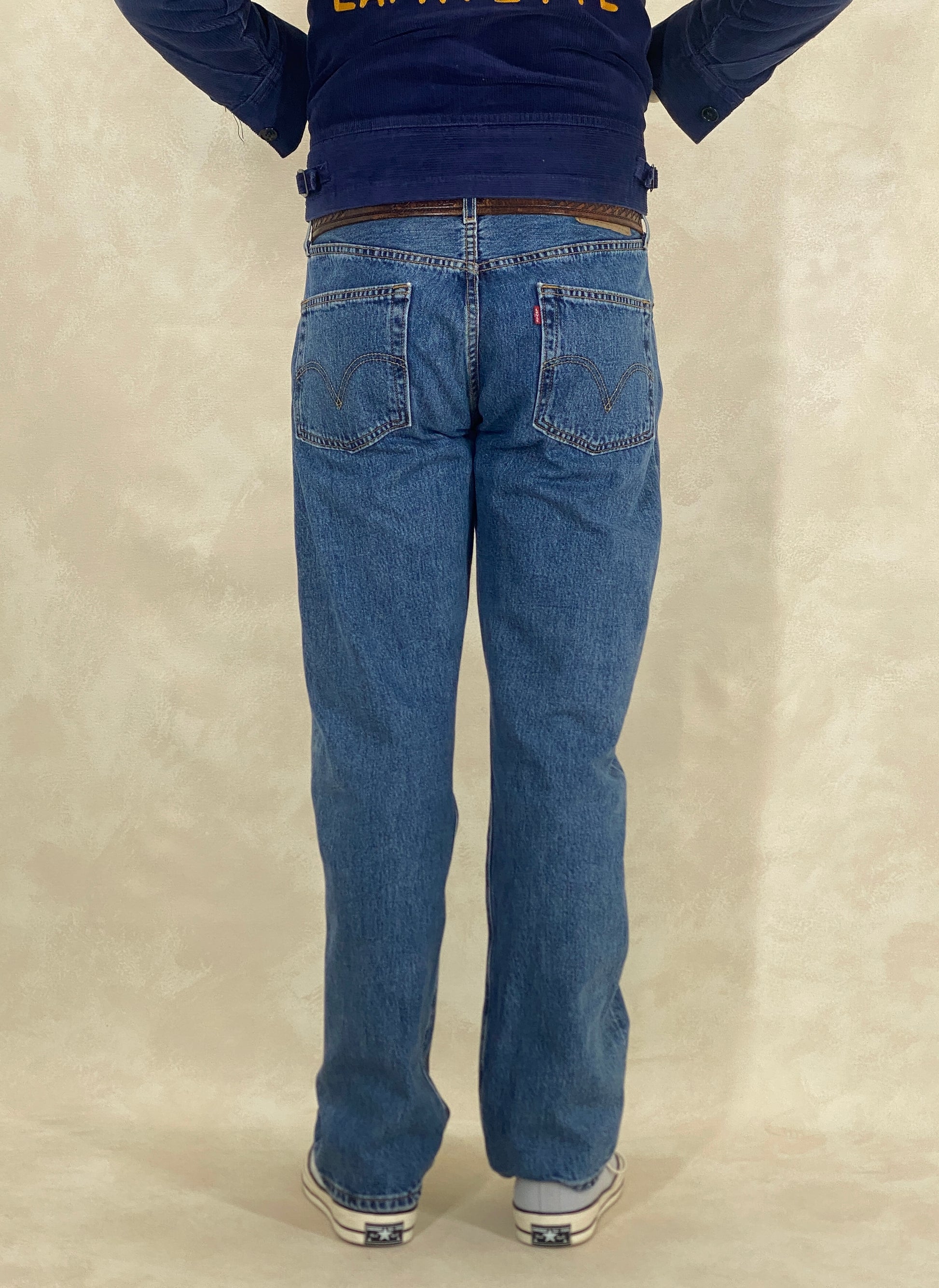 34X32 Levi's 501 Vintage Denim Jeans - USA Vintage Bcn levis 501 vintage denim jeans size 34x32 straight leg classic