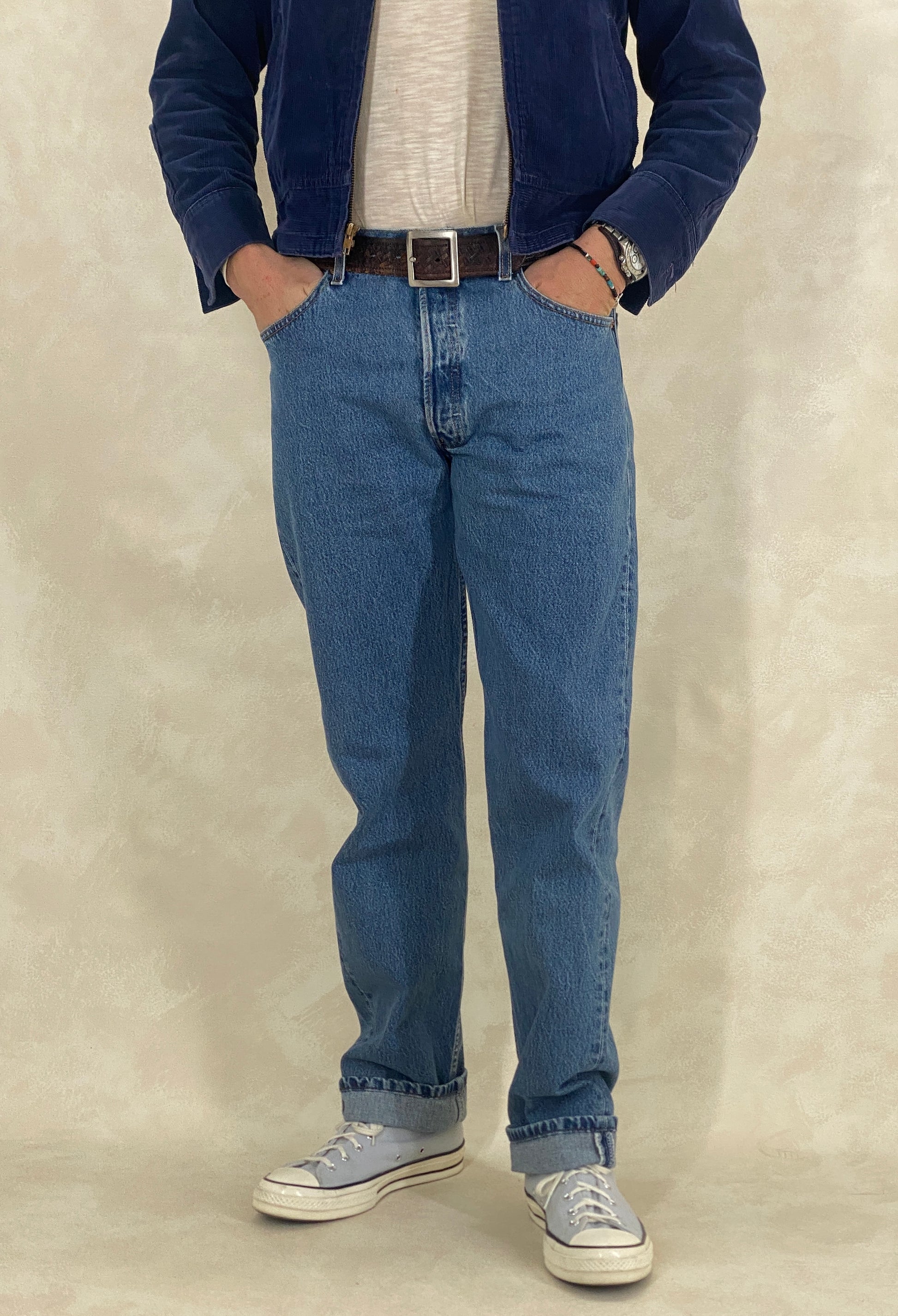 34X34 Levi's 501 Vintage Denim Jeans - USA Vintage Bcn