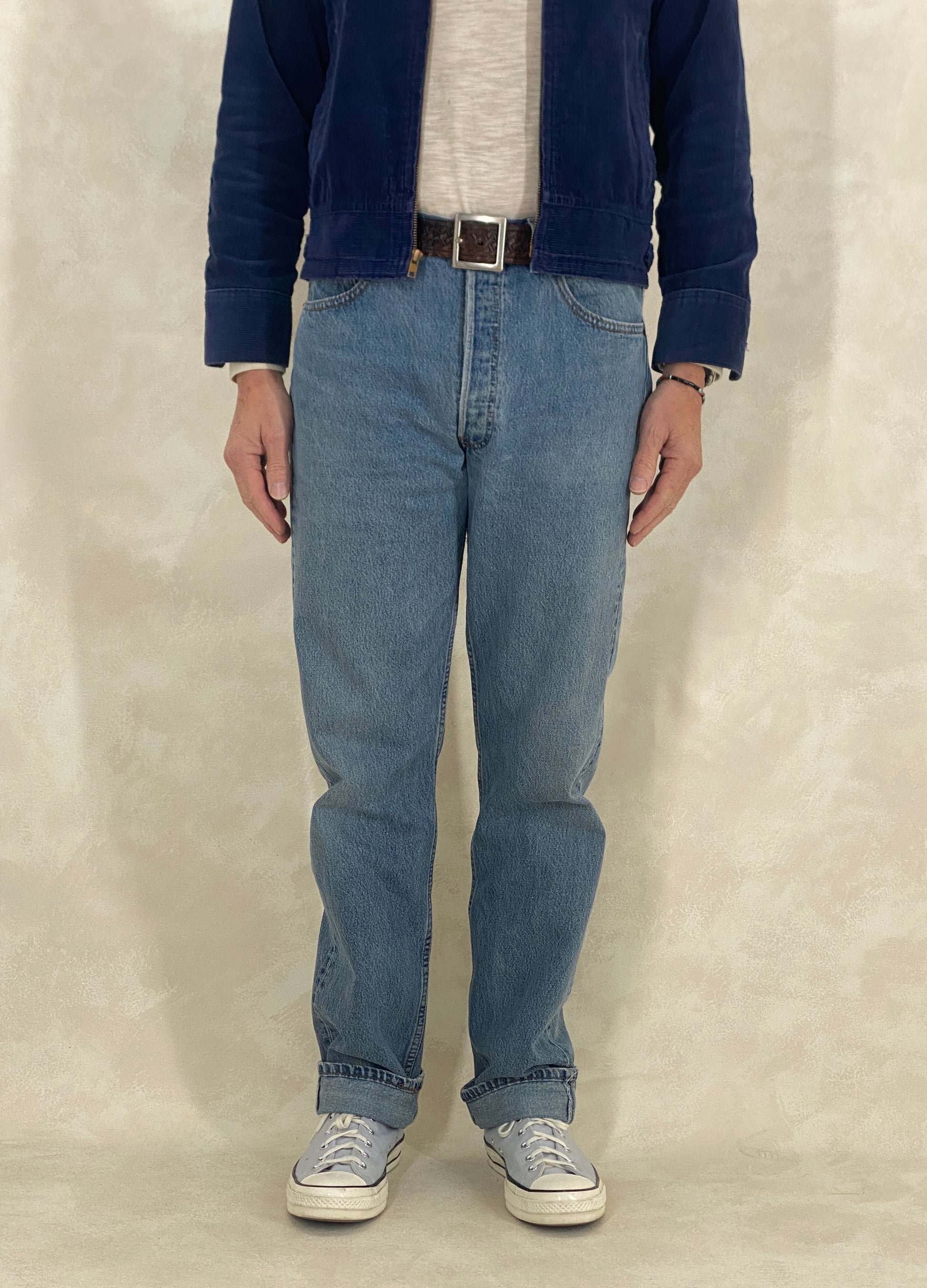 34X34 Levi's 501 Vintage Denim Jeans Made in USA - USA Vintage Bcn