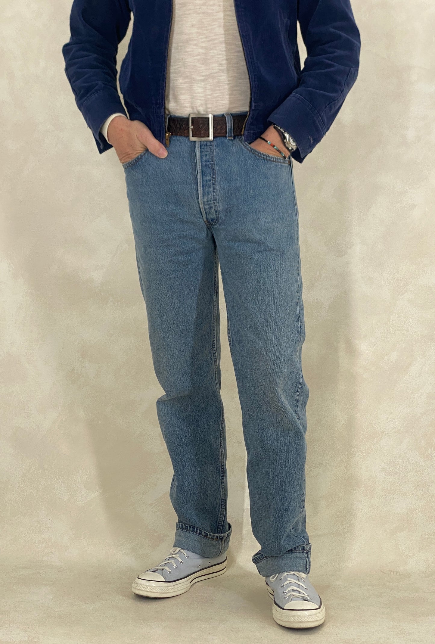 34X34 Levi's 501 Vintage Denim Jeans Made in USA - USA Vintage Bcn