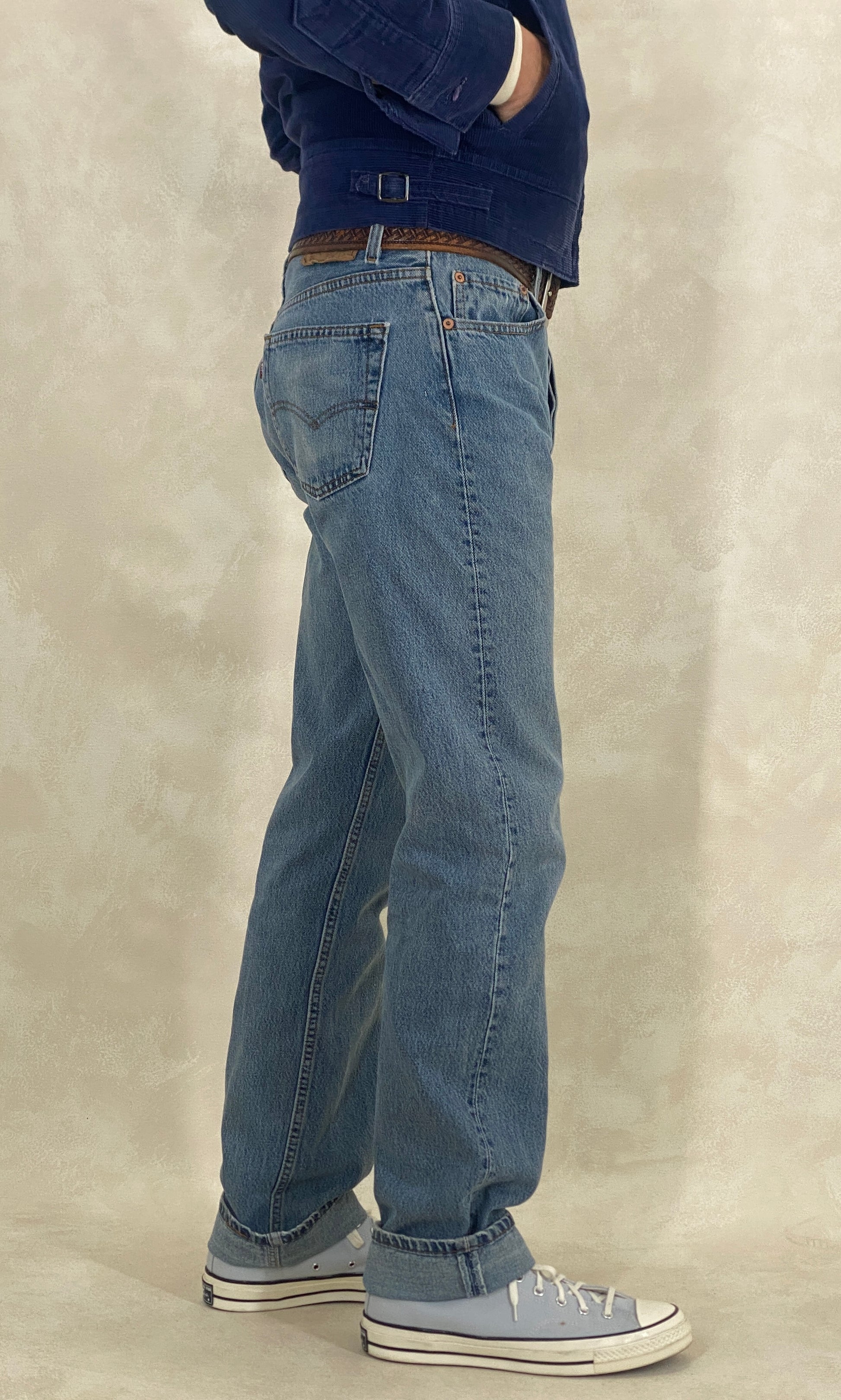 34X34 Levi's 501 Vintage Denim Jeans Made in USA - USA Vintage Bcn