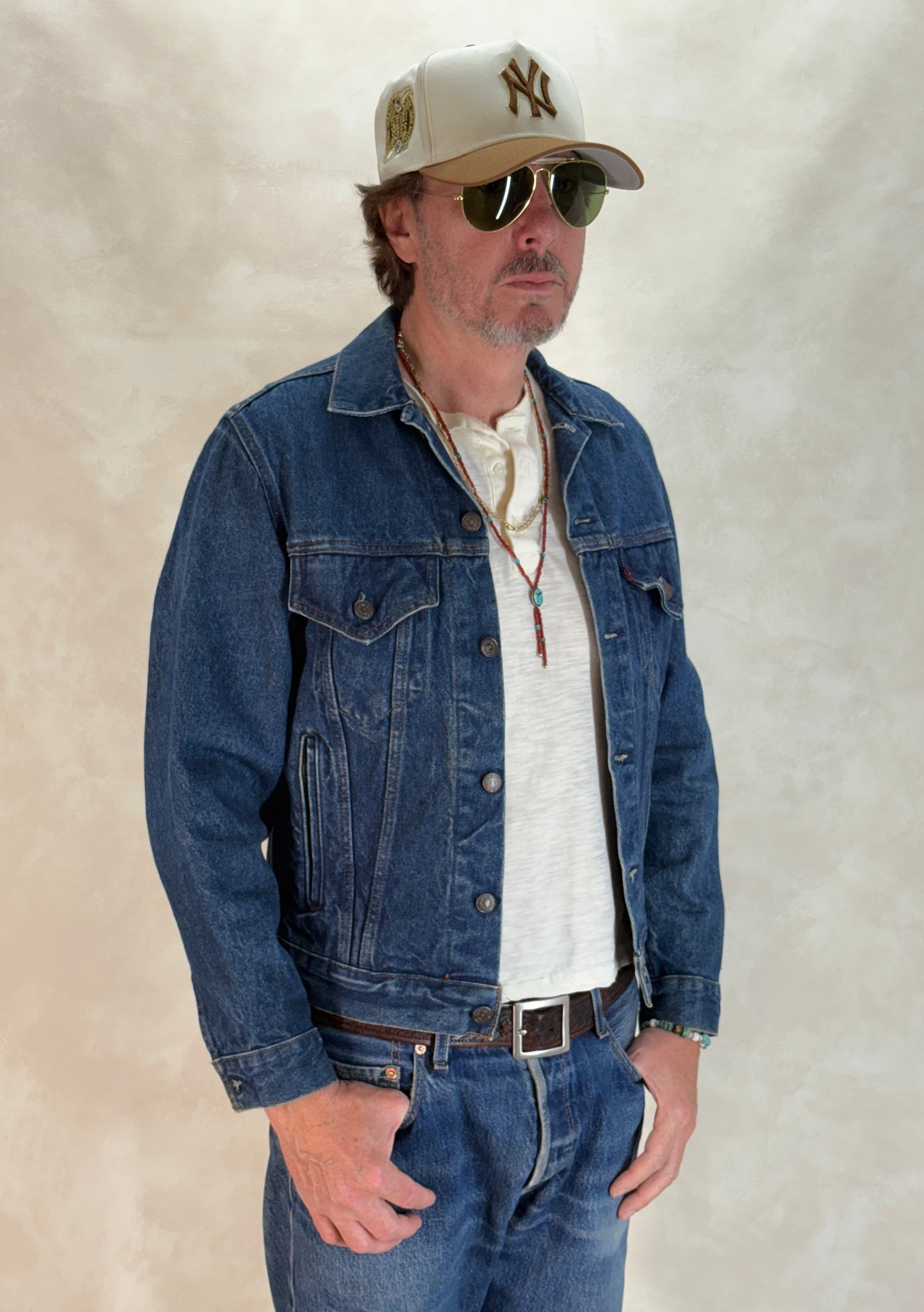 Size 38US / 48EU. Vintage 1980s Levi’s 70506 Trucker Jacket – 4 Pockets – Made in USA - USA Vintage Bcn