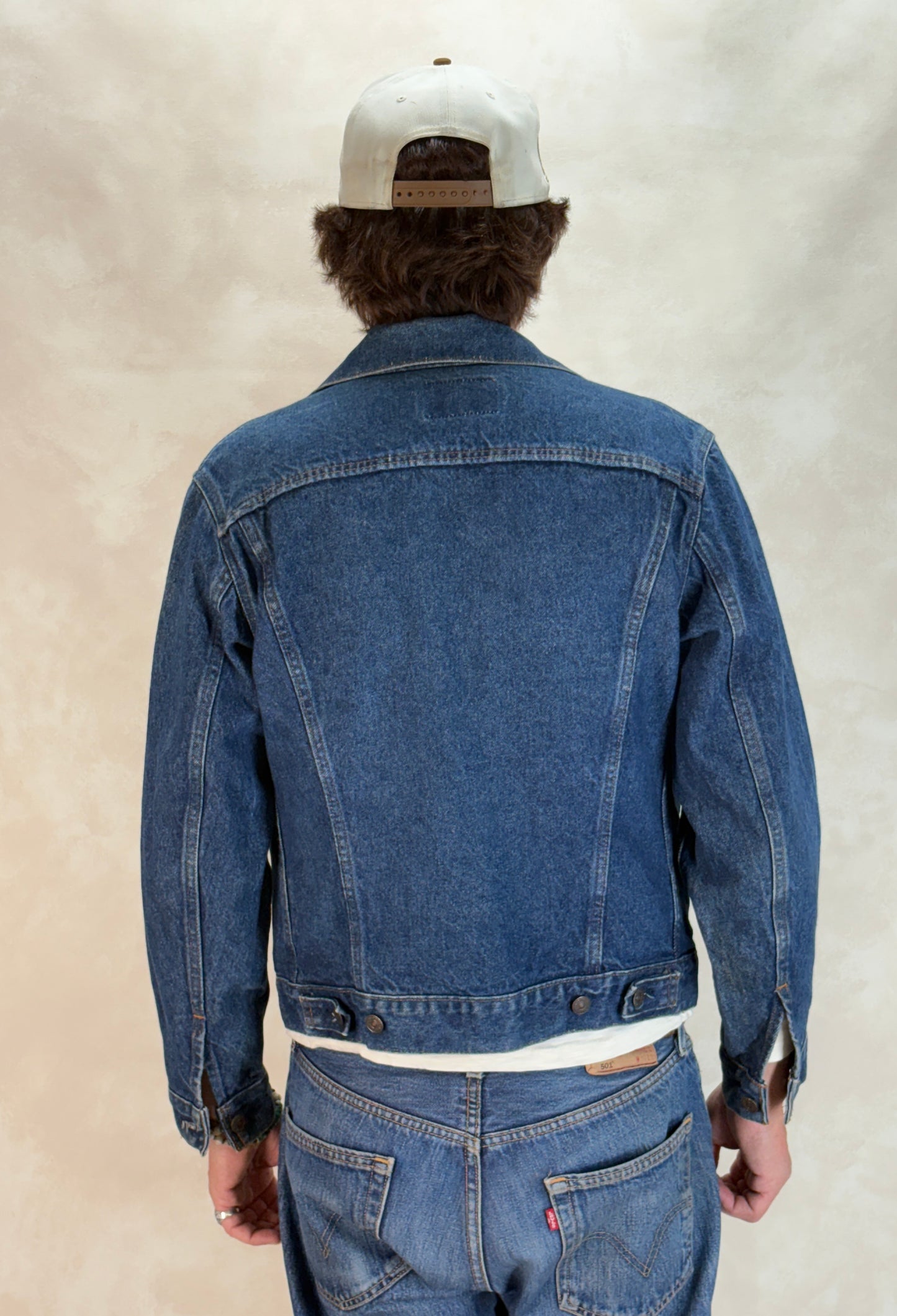 Size 38US / 48EU. Vintage 1980s Levi’s 70506 Trucker Jacket – 4 Pockets – Made in USA - USA Vintage Bcn