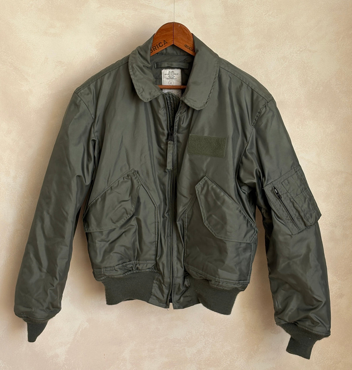 Authentic Vintage CWU-45/P Flight Jacket - 100% Aramid Fire Resistant - Size Large-AJ357 Studio