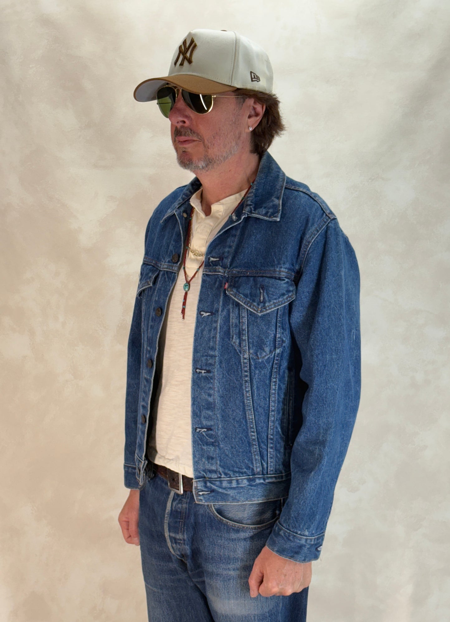 Size 42US / 52EU. Vintage 80s 70506 Levis 4 pockets jacket Made in USA - USA Vintage Bcn