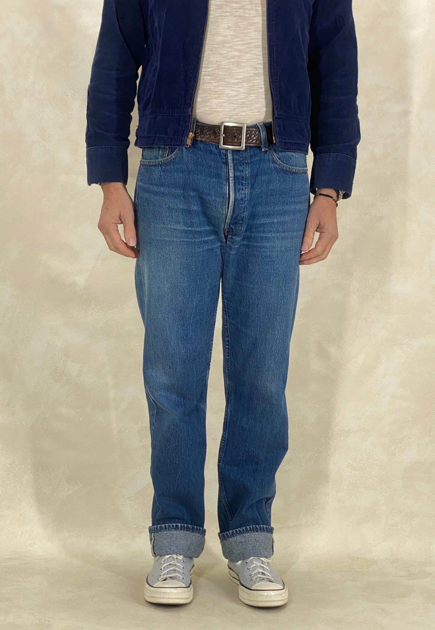 34X34 Levi's 501 Vintage Denim Jeans from the 80s - USA Vintage Bcn
