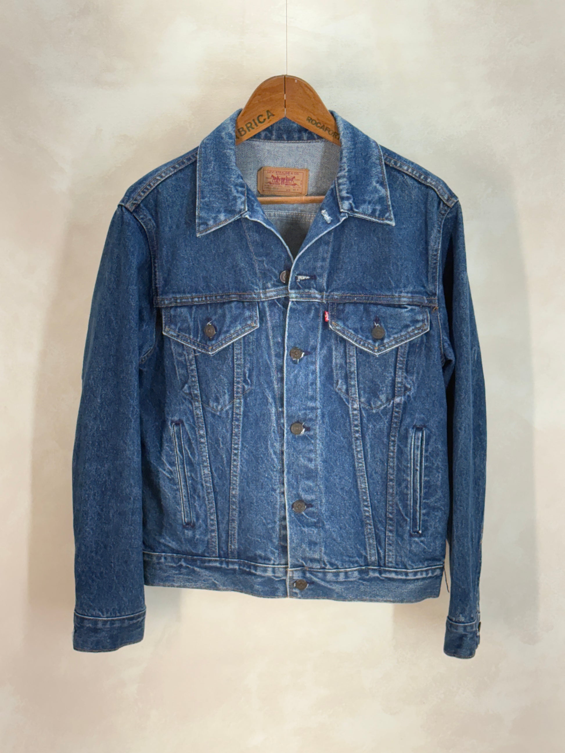 levis 70506 jacket, 80s levis denim, usa made levis, vintage denim jacket, 42us levis jacket, retro =