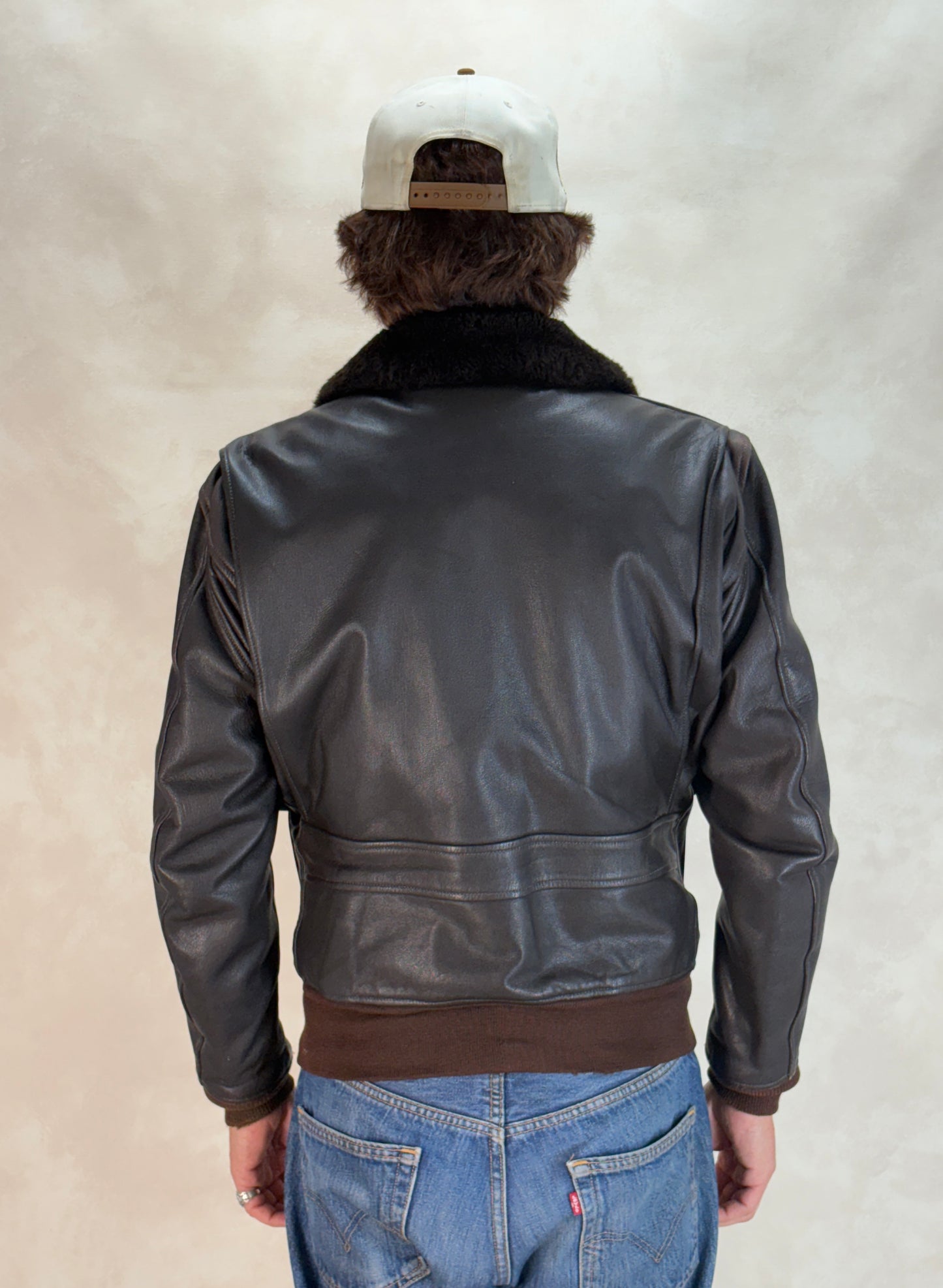 cooper g1 jacket, leather bomber jacket, flight jacket usa, 2001 vintage jacket, g-1 pilot jacket, made in usa leather, vintage