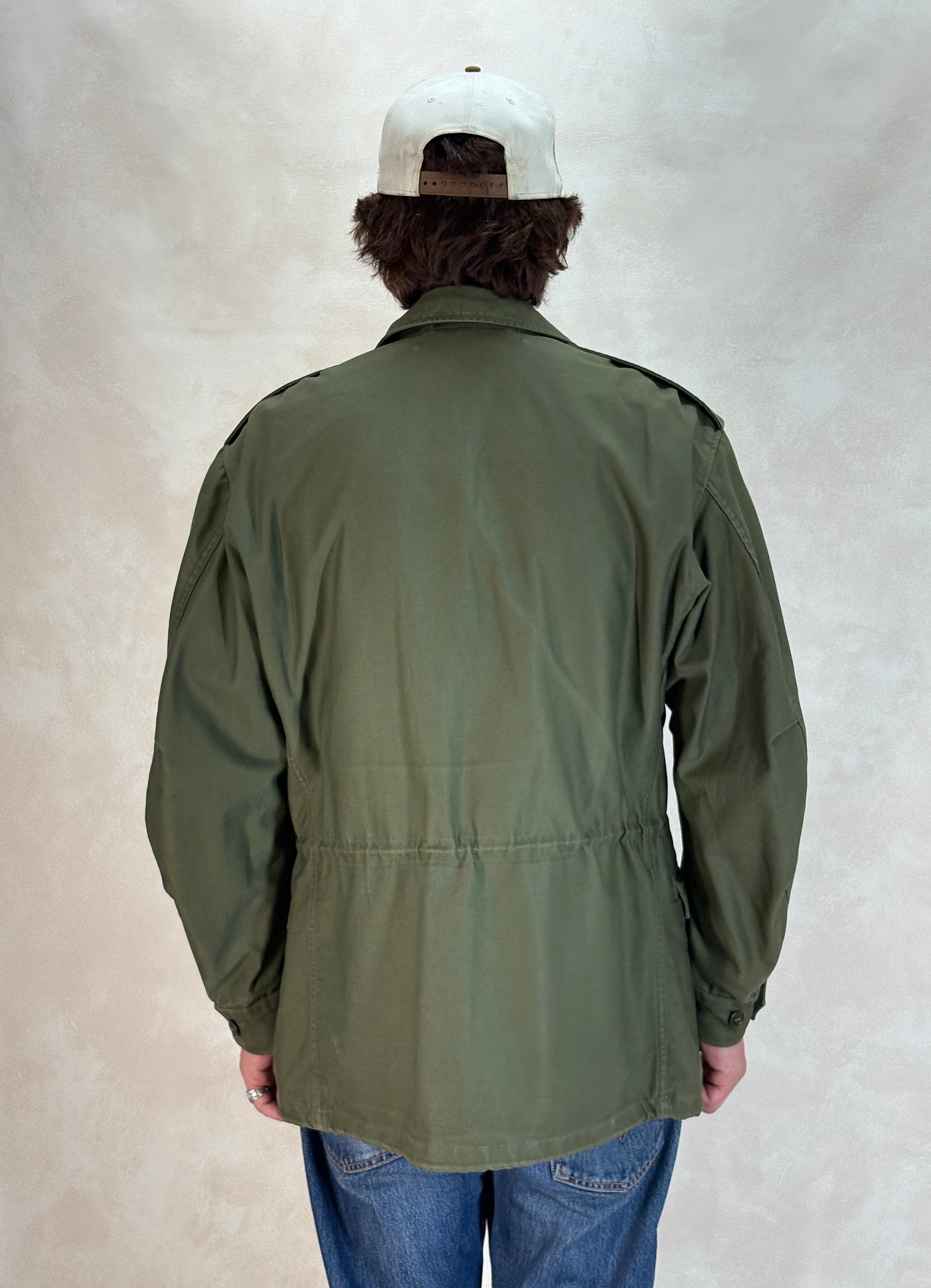 Med Short. Authentic 1950s US Army M-51 Field Jacket – OG-107 – Military Issue - USA Vintage Bcn