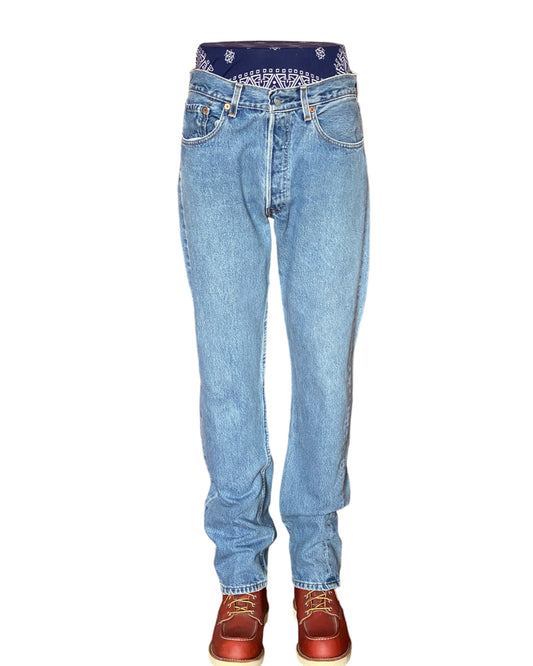 Levi's 501 Vintage Jeans Made In Mexico - Size 32x34 Blue