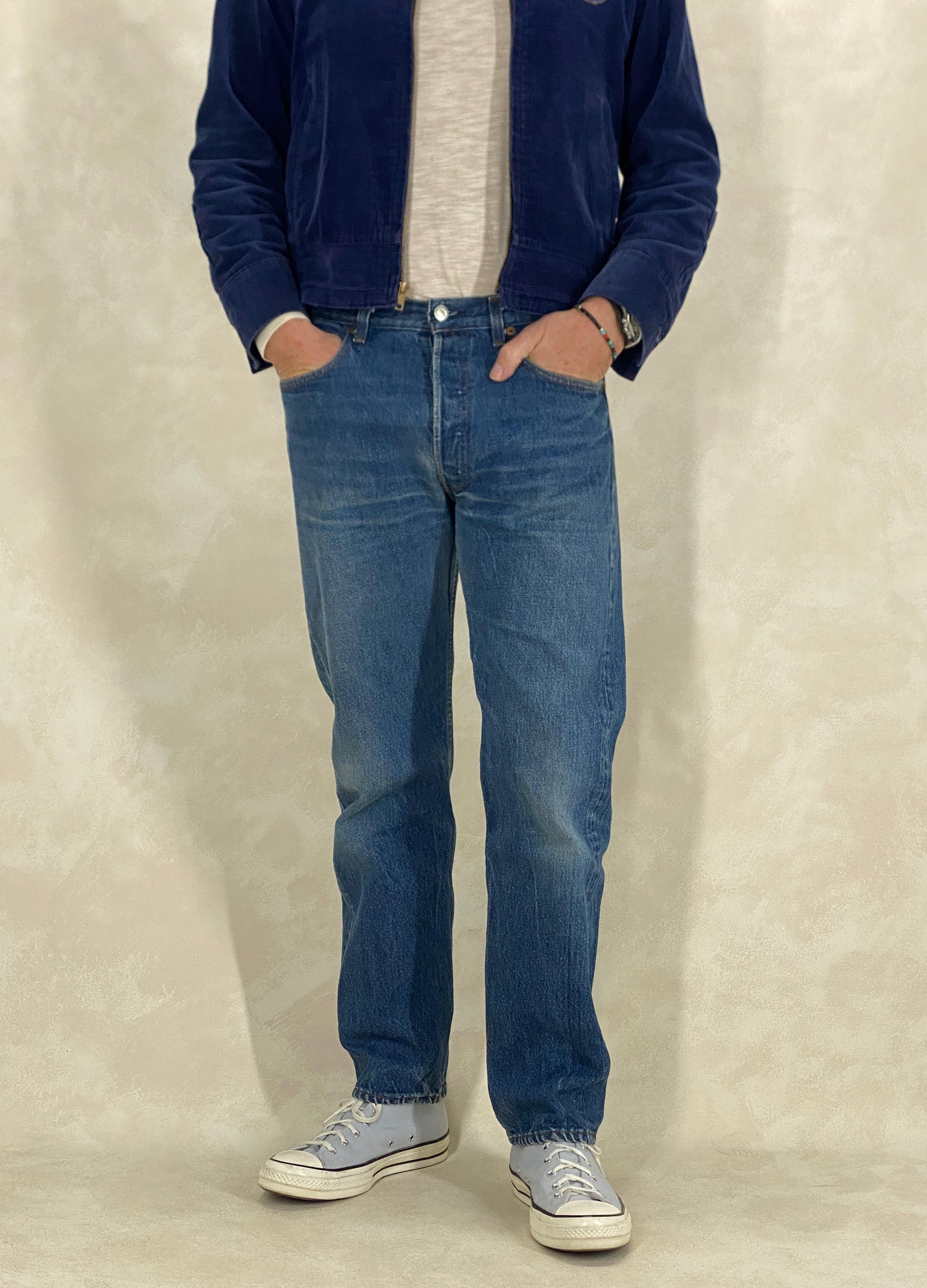 33X30 Levi's 501 Vintage Denim Jeans Made in USA in 1985 - USA Vintage Bcn