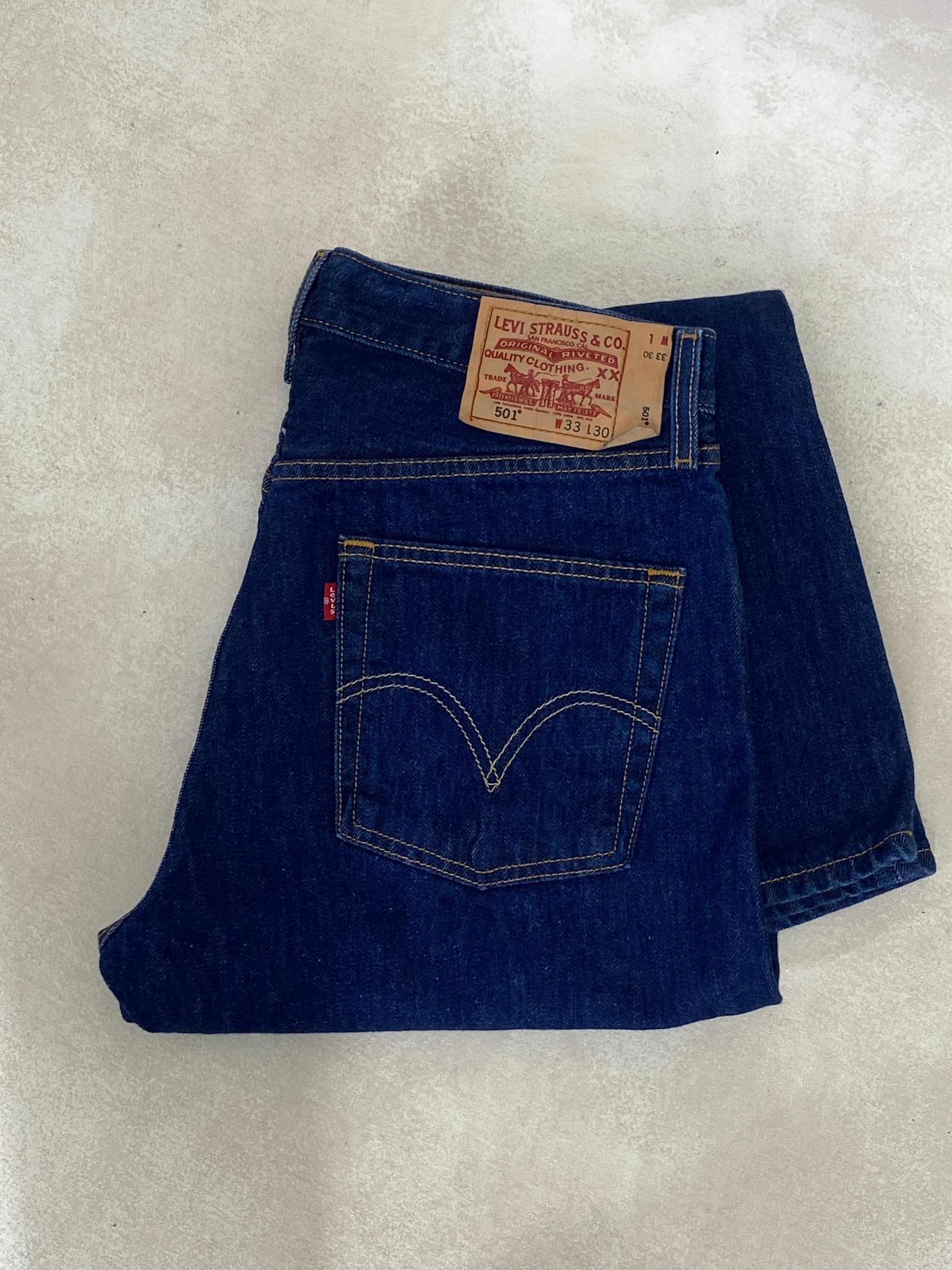 33X30 Levi's 501 Vintage Denim Jeans - USA Vintage Bcn