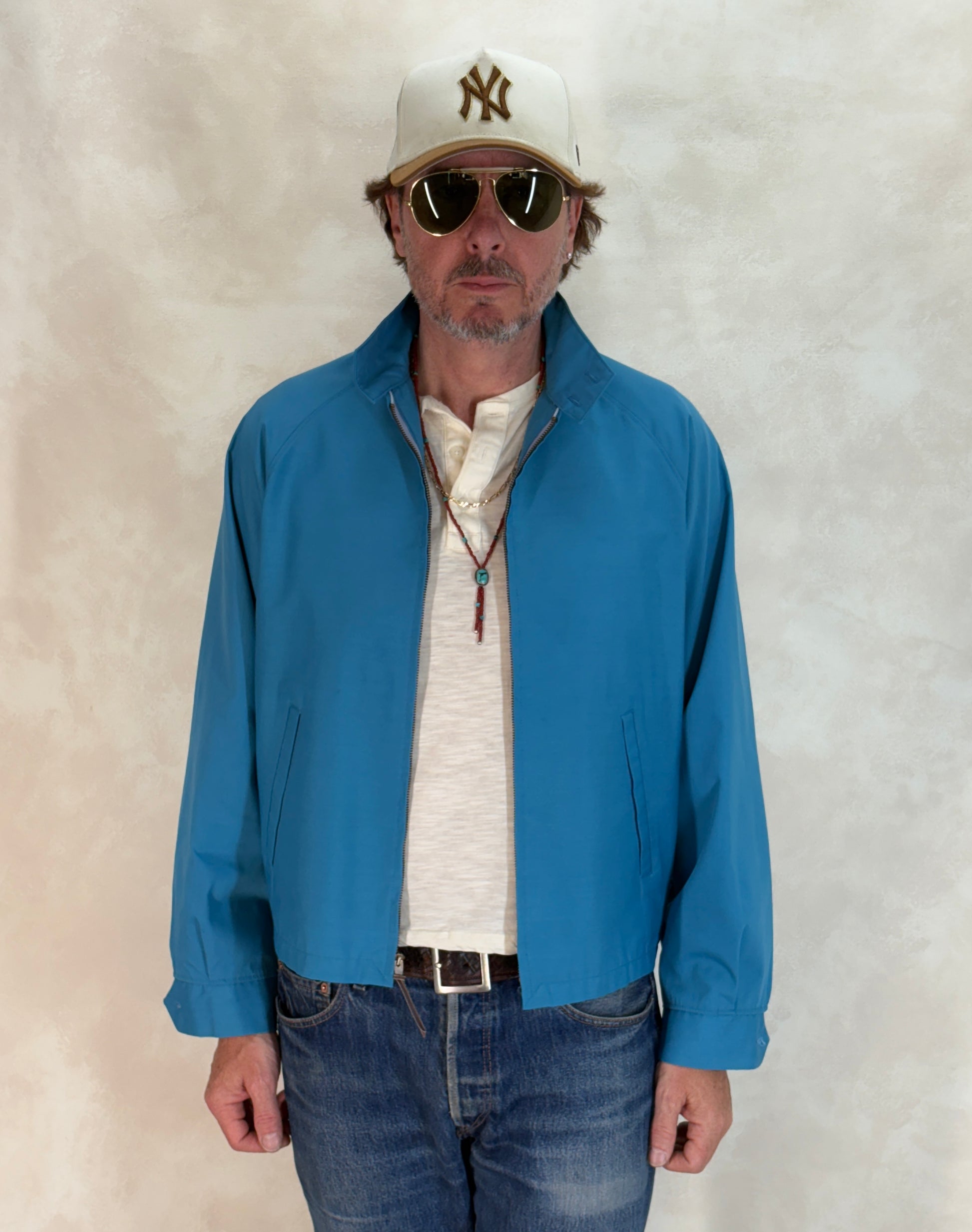 Size Med , 70s Towncraft Vintage Lightweight Cotton-Blend Zip Jacket - USA Vintage Bcn
