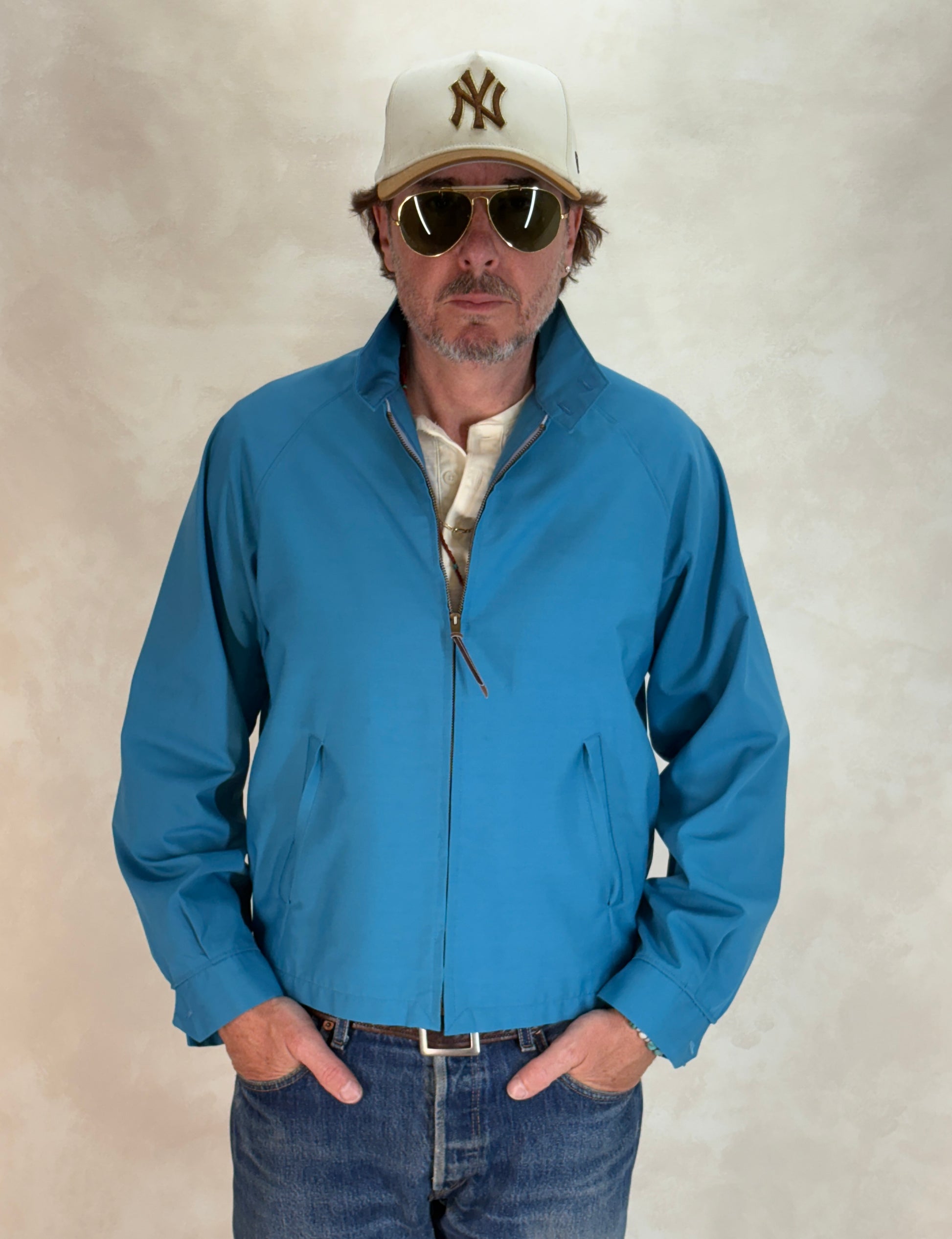 Size Med , 70s Towncraft Vintage Lightweight Cotton-Blend Zip Jacket - USA Vintage Bcn