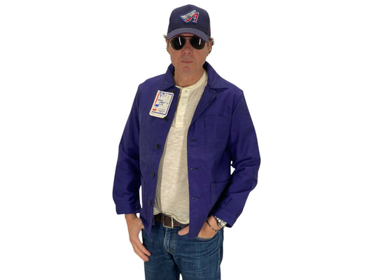 size 42EU. Vintage French Moleskin jacket. NOS - USA Vintage Bcn