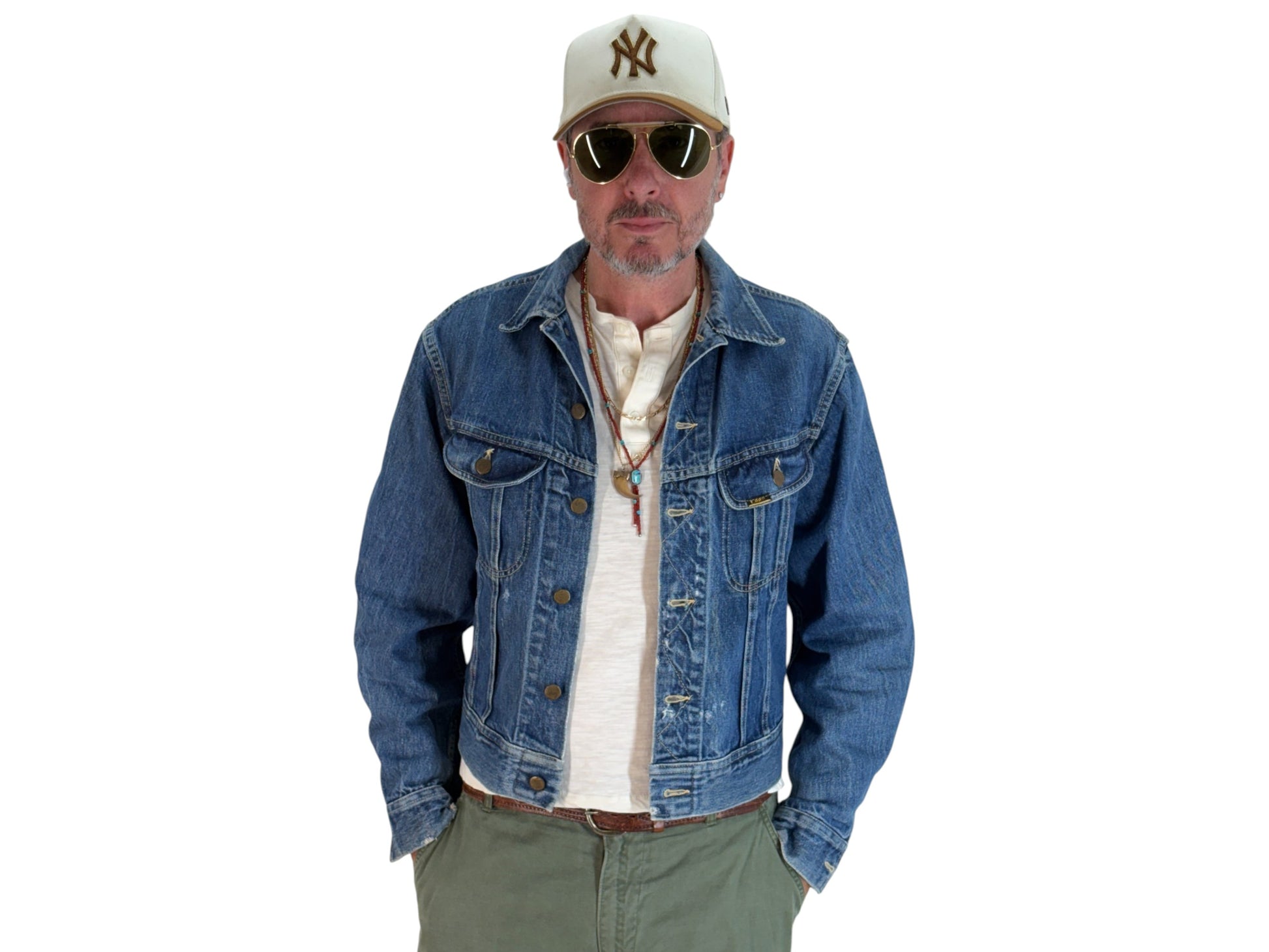 Size 40US / 50EU. Vintage 1970s Lee Denim Jacket – 2 Chest Pockets – Made in USA - USA Vintage Bcn
