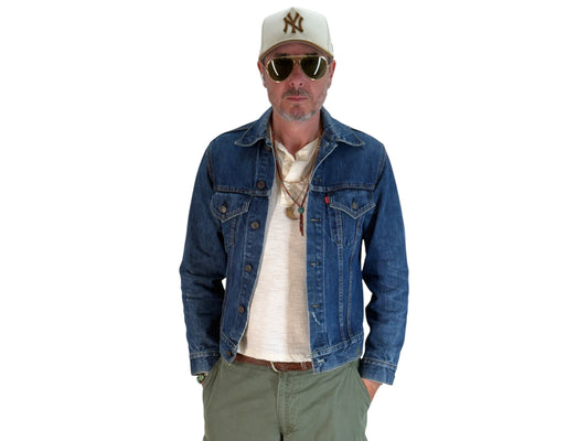 Size 36US / 46EU. Original 70s Levi’s Vintage Denim Jacket – 2 Front Pockets Made in USA - USA Vintage Bcn