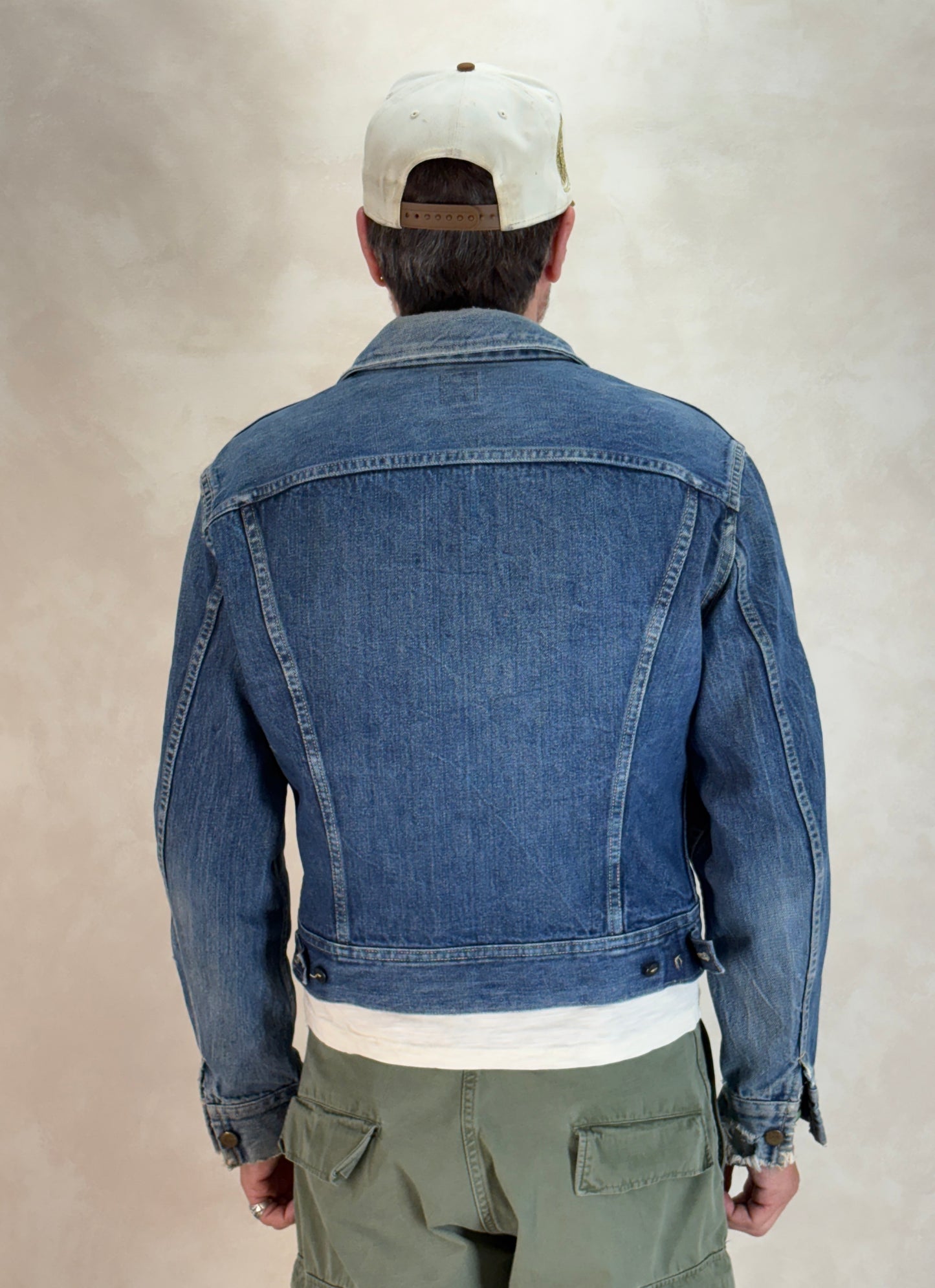 Size 40US / 50EU. Vintage 1970s Lee Denim Jacket – 2 Chest Pockets – Made in USA - USA Vintage Bcn
