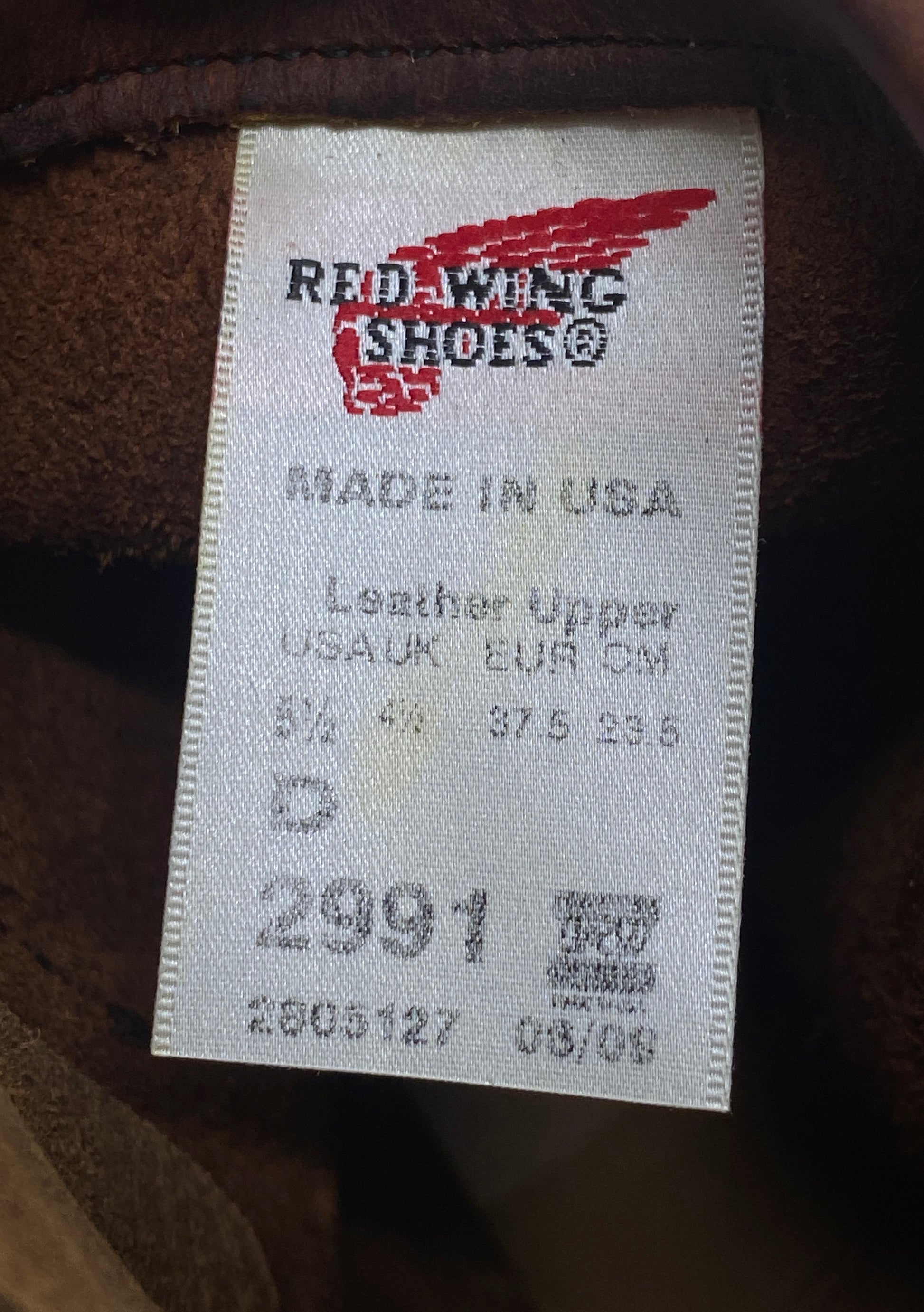 Size 5.5D (37.5 Euro) RW 2991 Heritage Engineer Boots, Made in USA Factory Seconds - USA Vintage Bcn