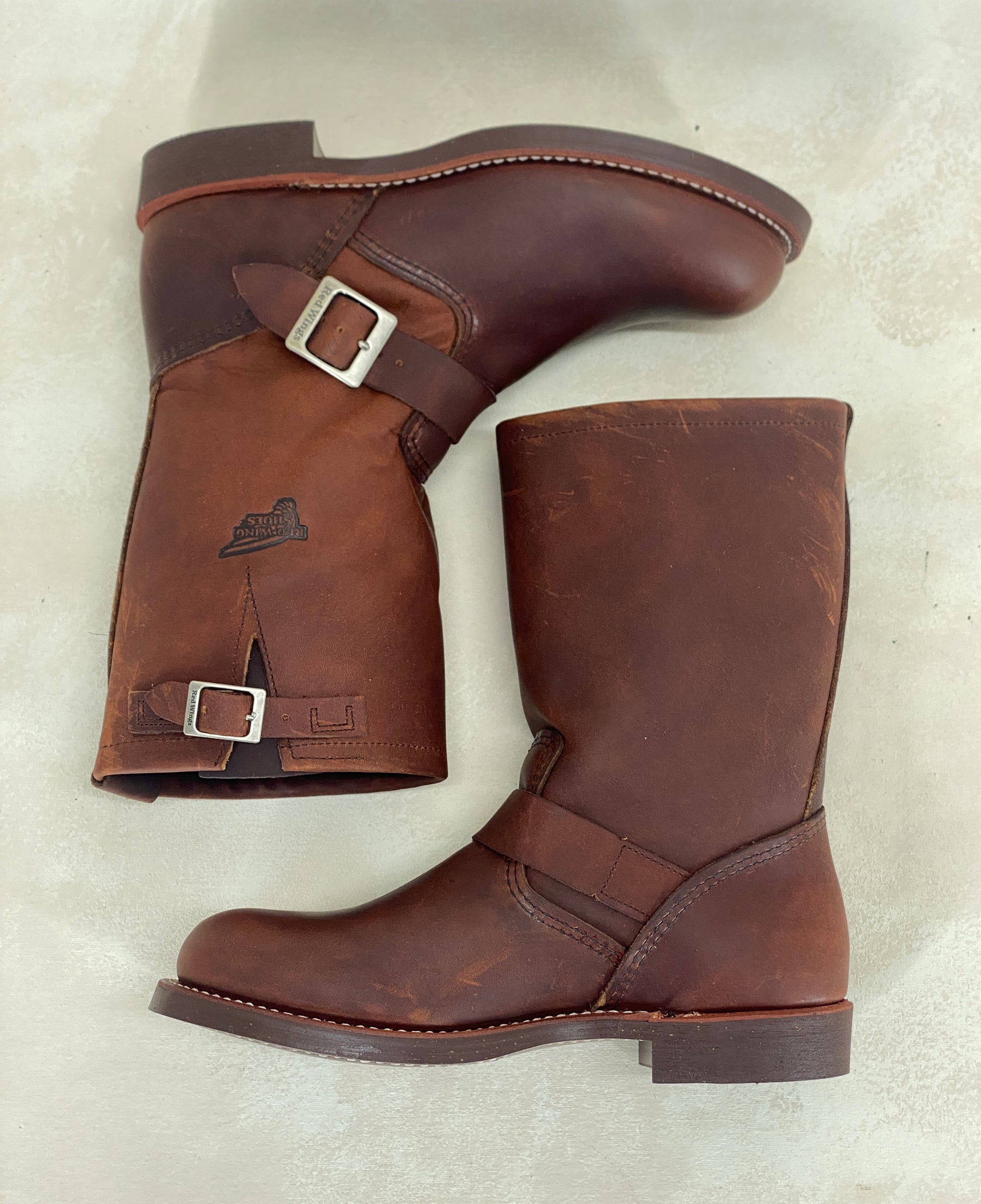 Size 8D (41 Euro) RW 2991 Heritage Engineer Boots, Made in USA Factory Seconds - USA Vintage Bcn