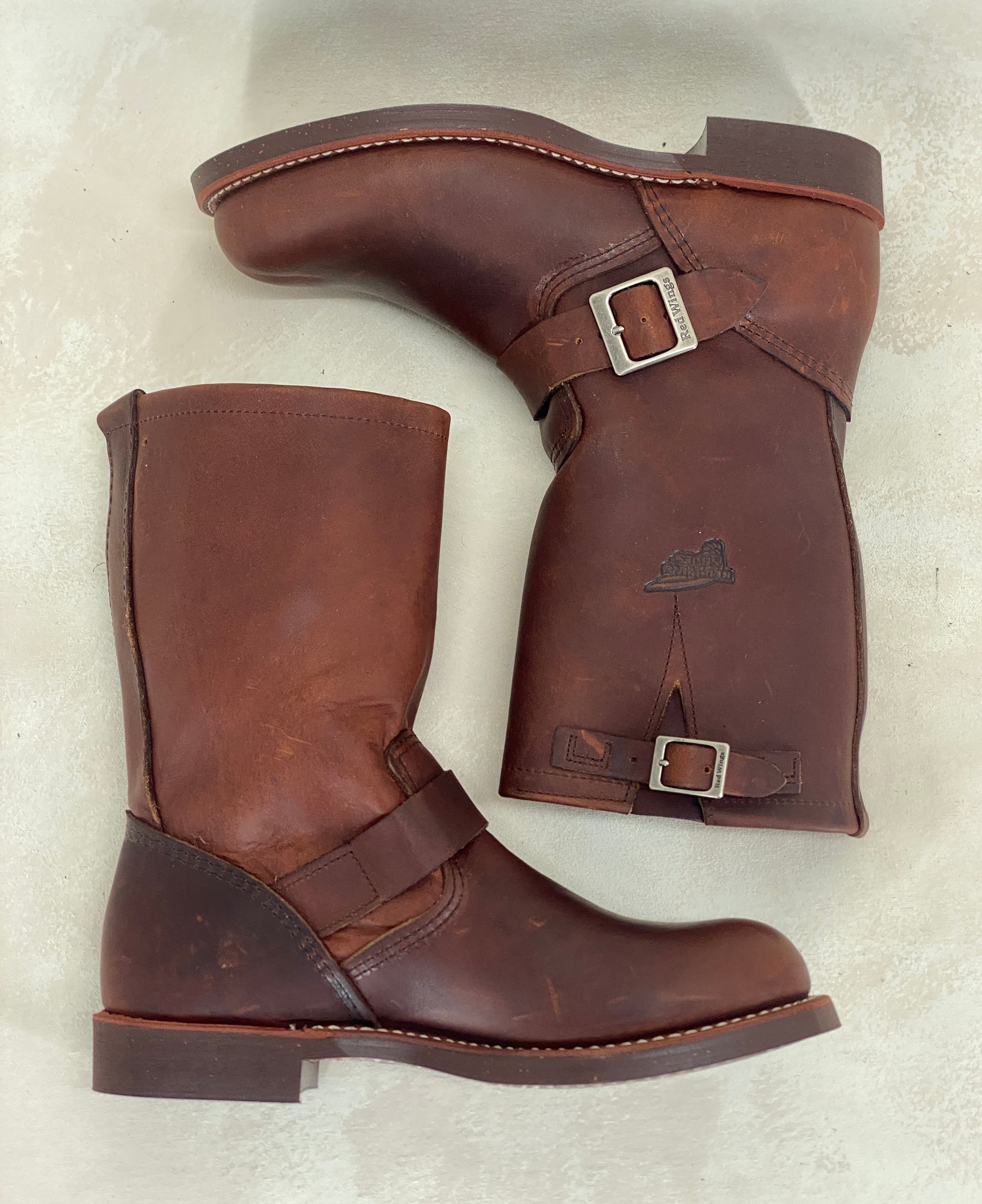 Size 8D (41 Euro) RW 2991 Heritage Engineer Boots, Made in USA Factory Seconds - USA Vintage Bcn