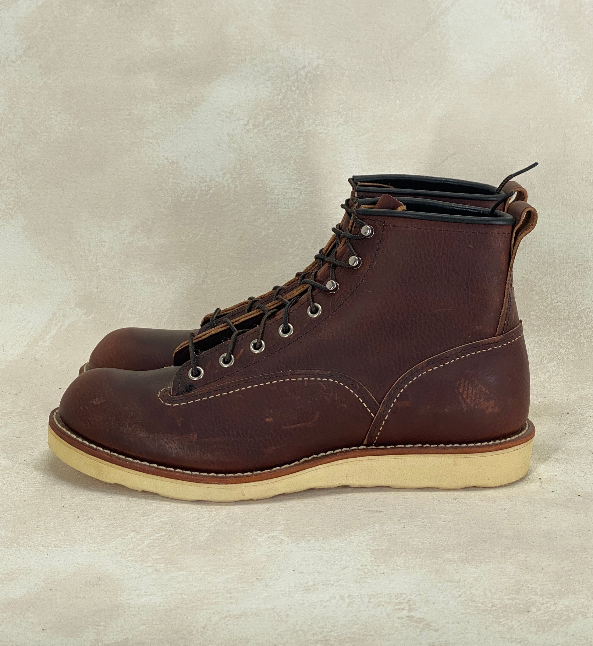 Size 9 D (42 Euro) R W Lineman 2906 Boots Made In USA. Seconds - USA Vintage Bcn