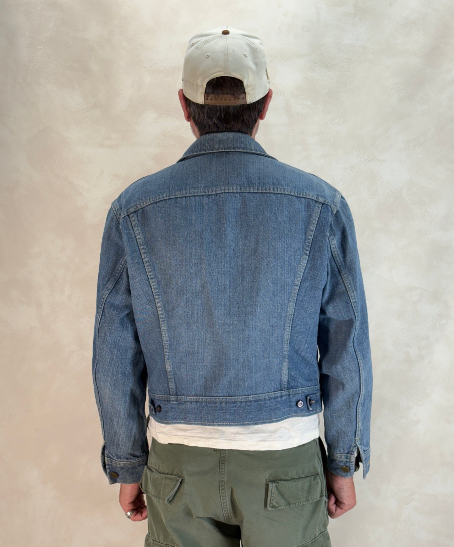 Size 40US / 50EU. Vintage 1980s Lee Denim Jacket – 2 Chest Pockets – Made in USA - USA Vintage Bcn