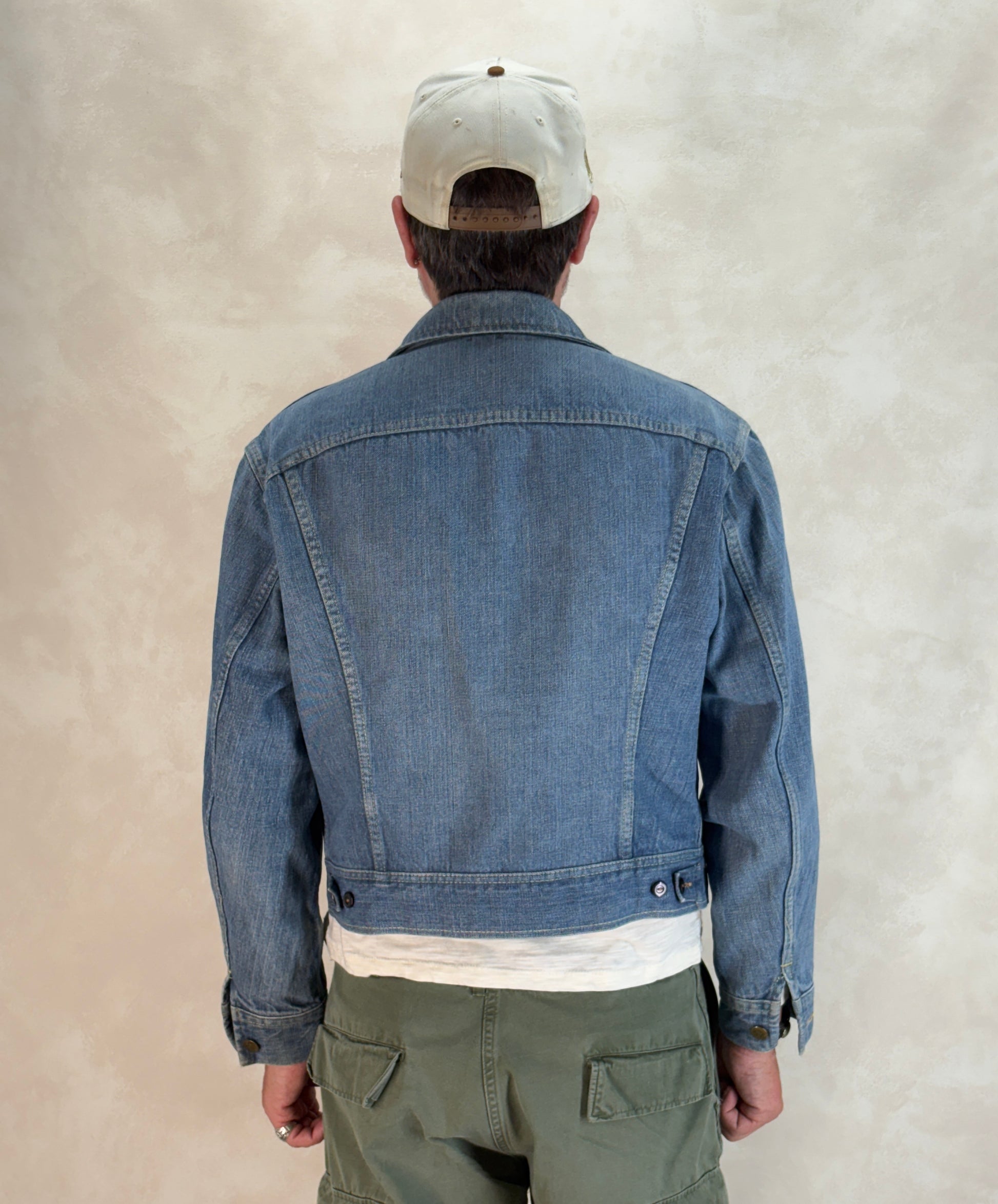 Size 40US / 50EU. Vintage 1980s Lee Denim Jacket – 2 Chest Pockets – Made in USA - USA Vintage Bcn