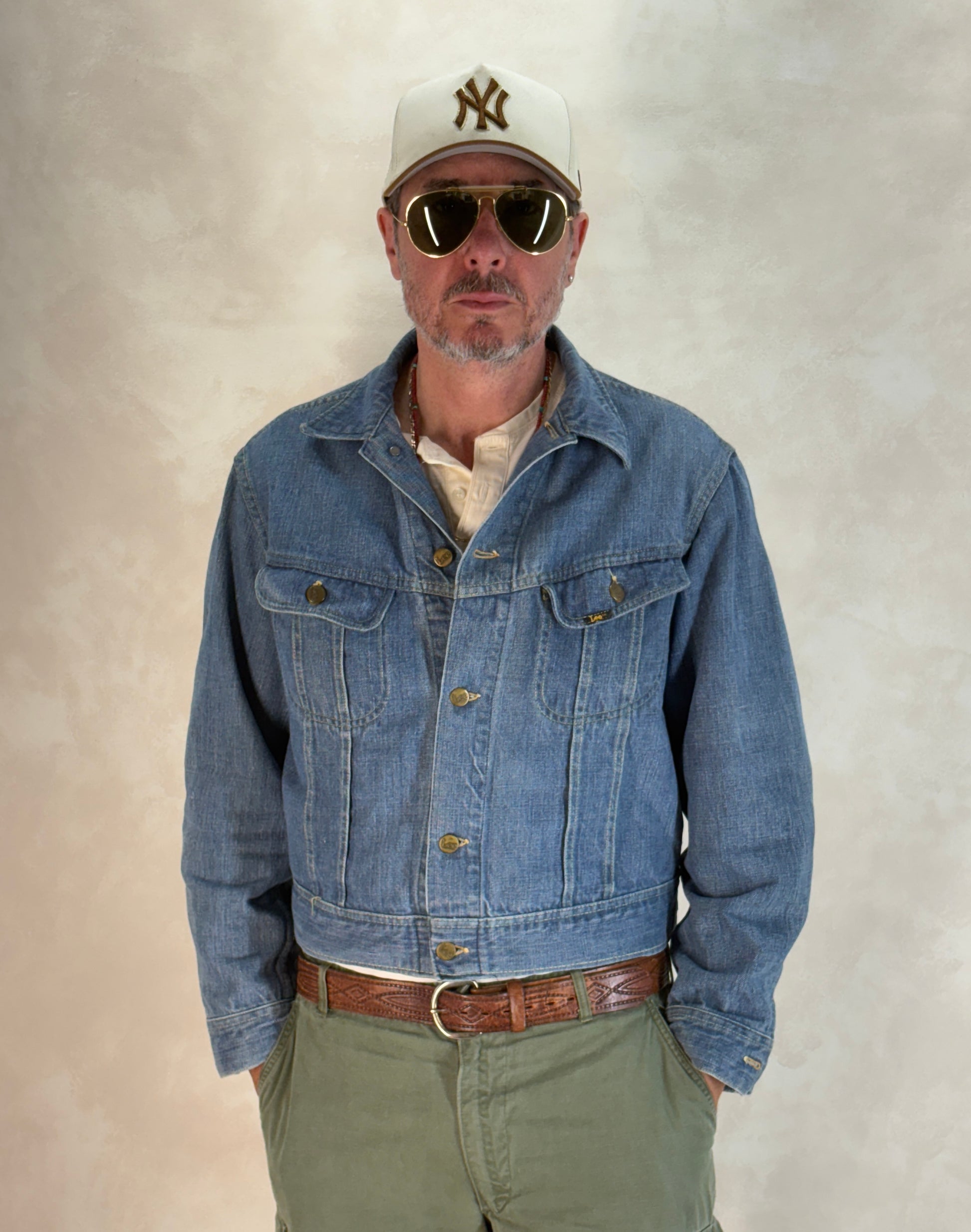 Size 40US / 50EU. Vintage 1980s Lee Denim Jacket – 2 Chest Pockets – Made in USA - USA Vintage Bcn
