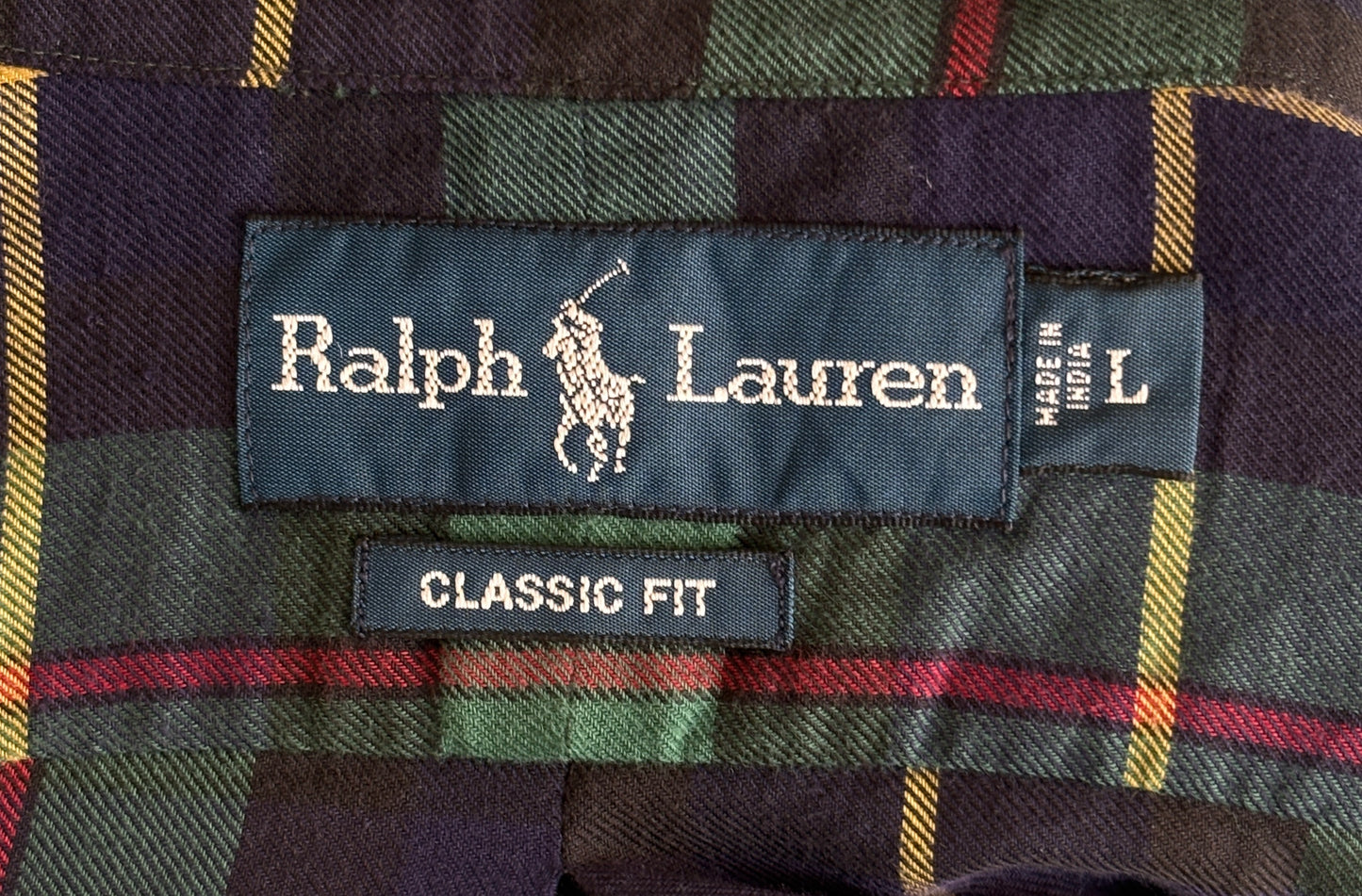 Ralph Lauren CLASSIC FIT Plaid Button-Down Shirt