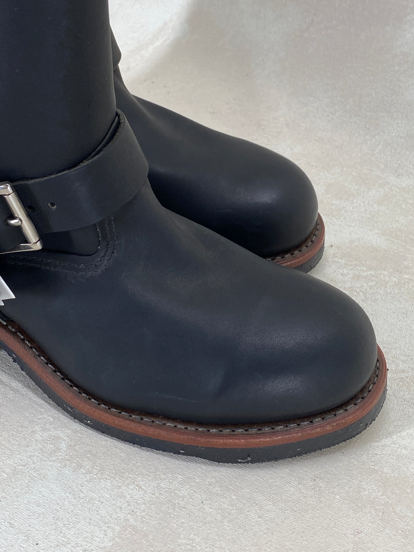 Red Wing Size 7 D (39 EU) 8178 Black Leather Boots - USA Vintage Bcn