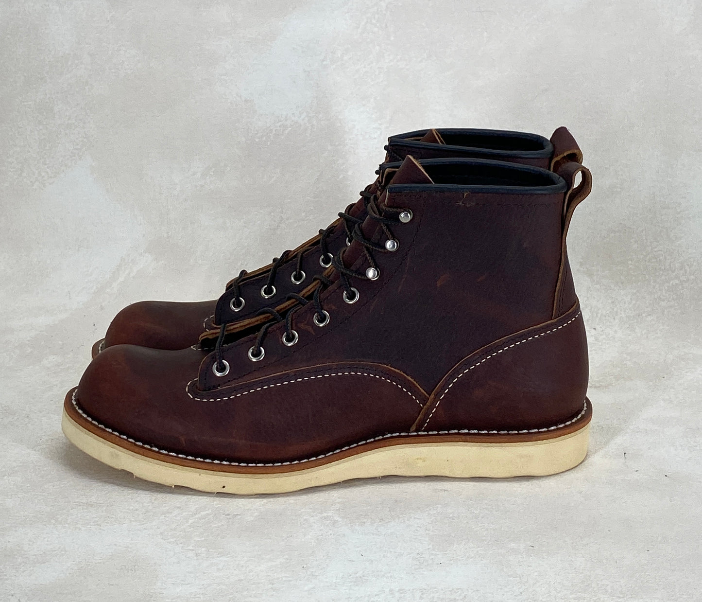Size 8.5 D (41.5 Euro) Red Wing Lineman 2906 Boots Made In USA. Factory Seconds - USA Vintage Bcn