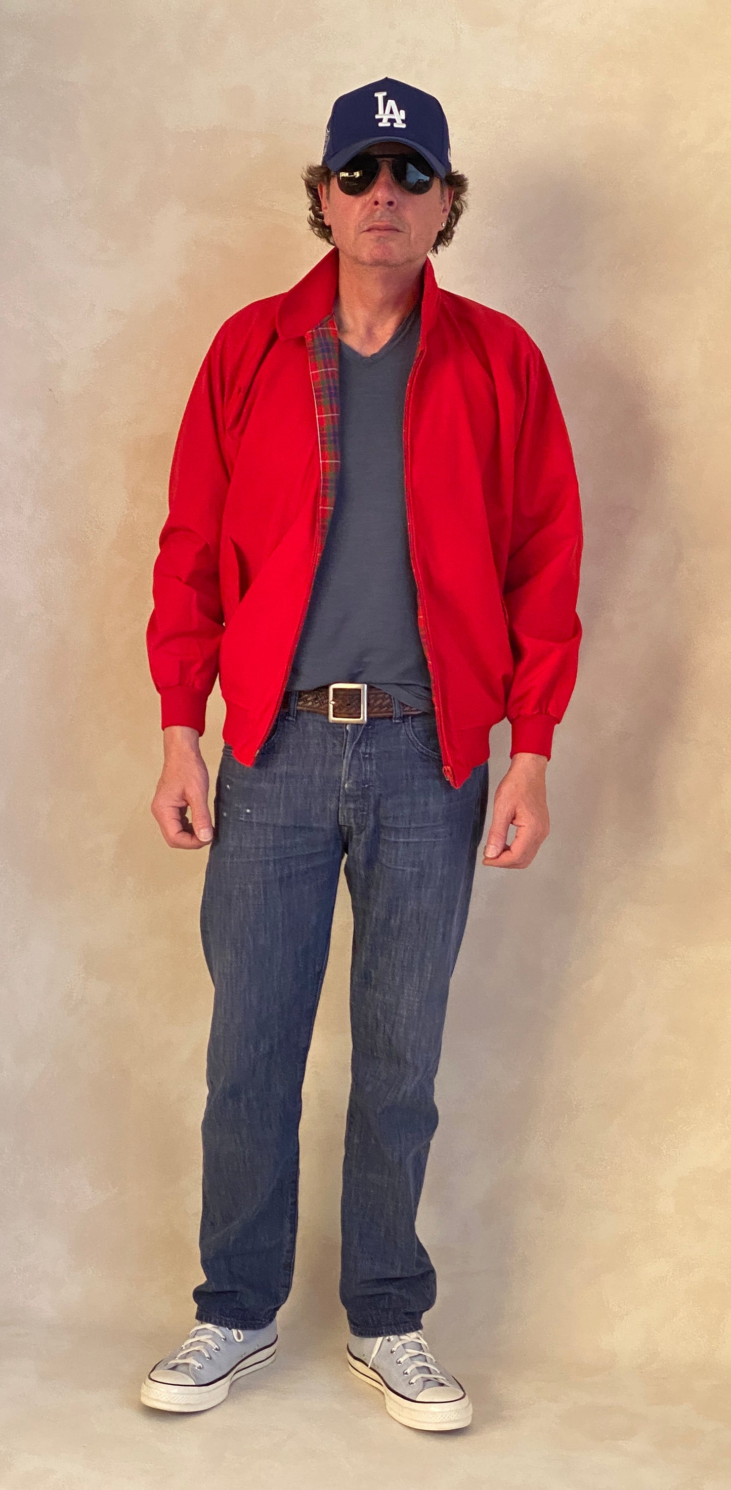 Size Medium Vintage Light Zipper Jacket - USA Vintage Bcn