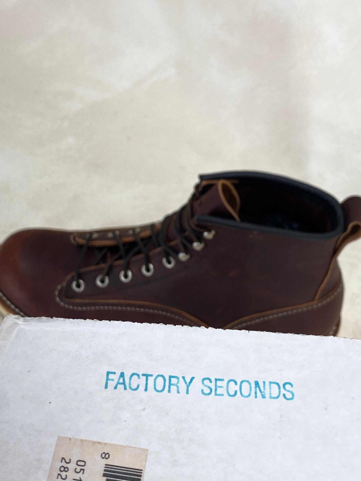 Size 8.5 D (41.5 Euro) Red Wing Lineman 2906 Boots Made In USA. Factory Seconds - USA Vintage Bcn