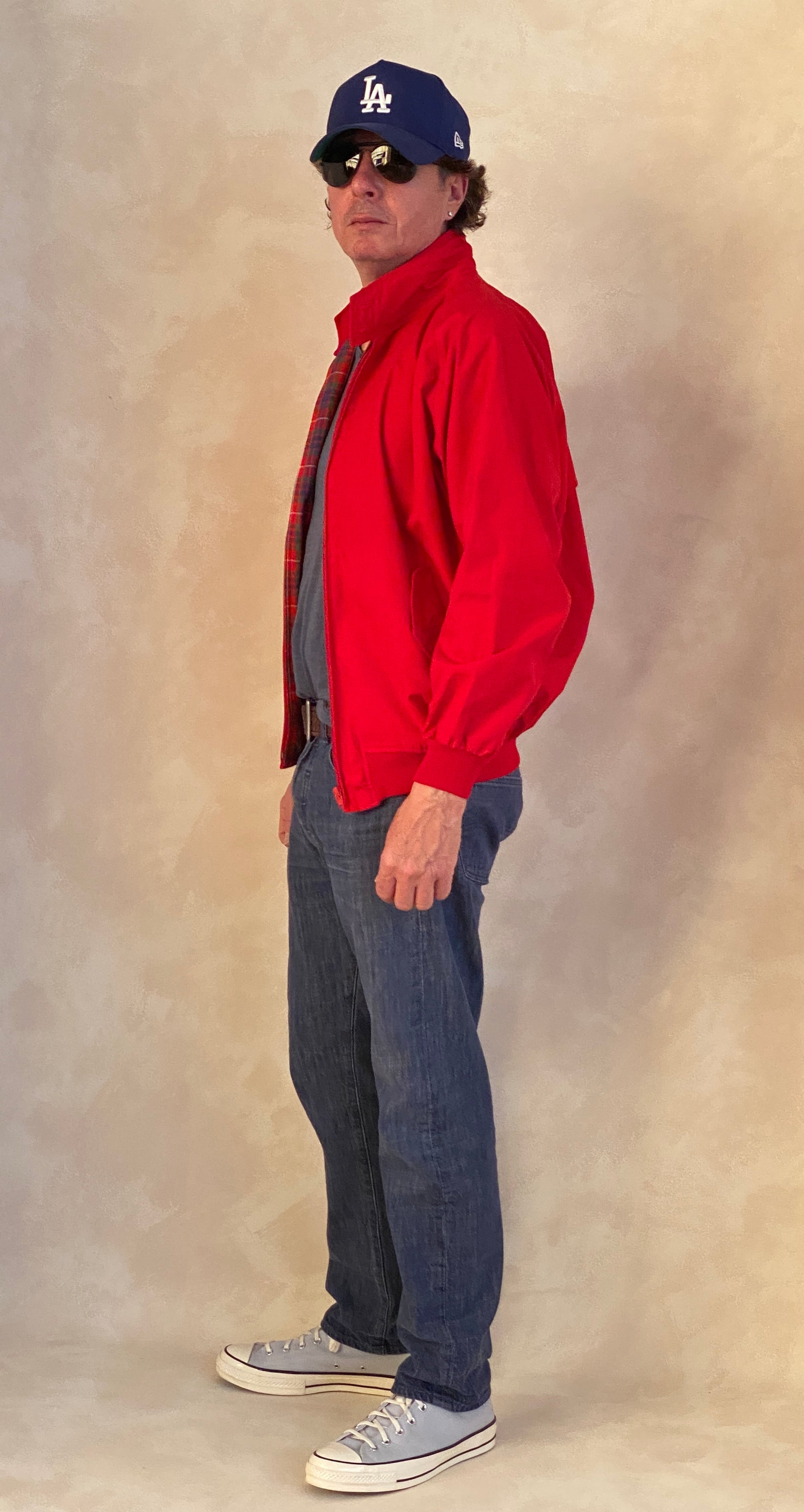 Size Medium Vintage Light Zipper Jacket - USA Vintage Bcn