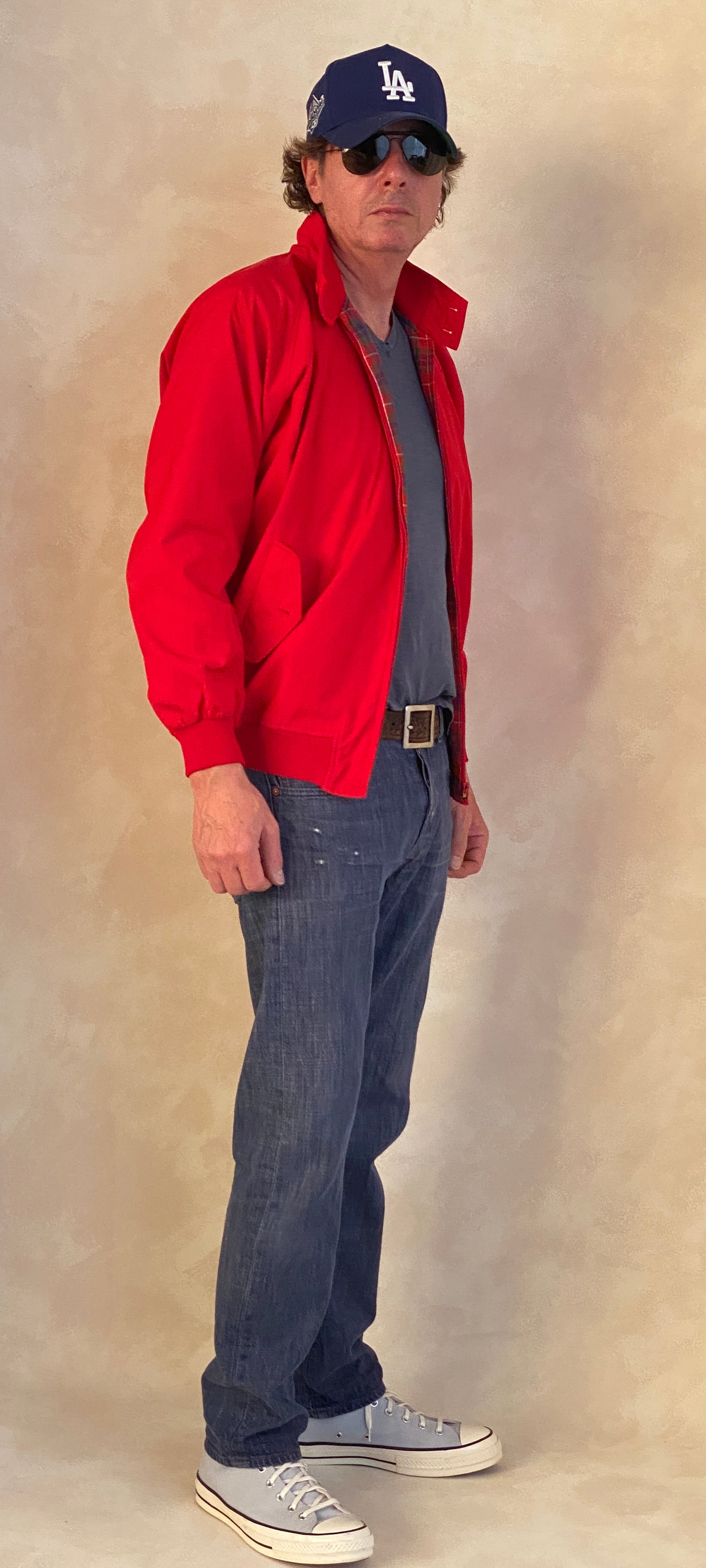 Size Medium Vintage Light Zipper Jacket - USA Vintage Bcn