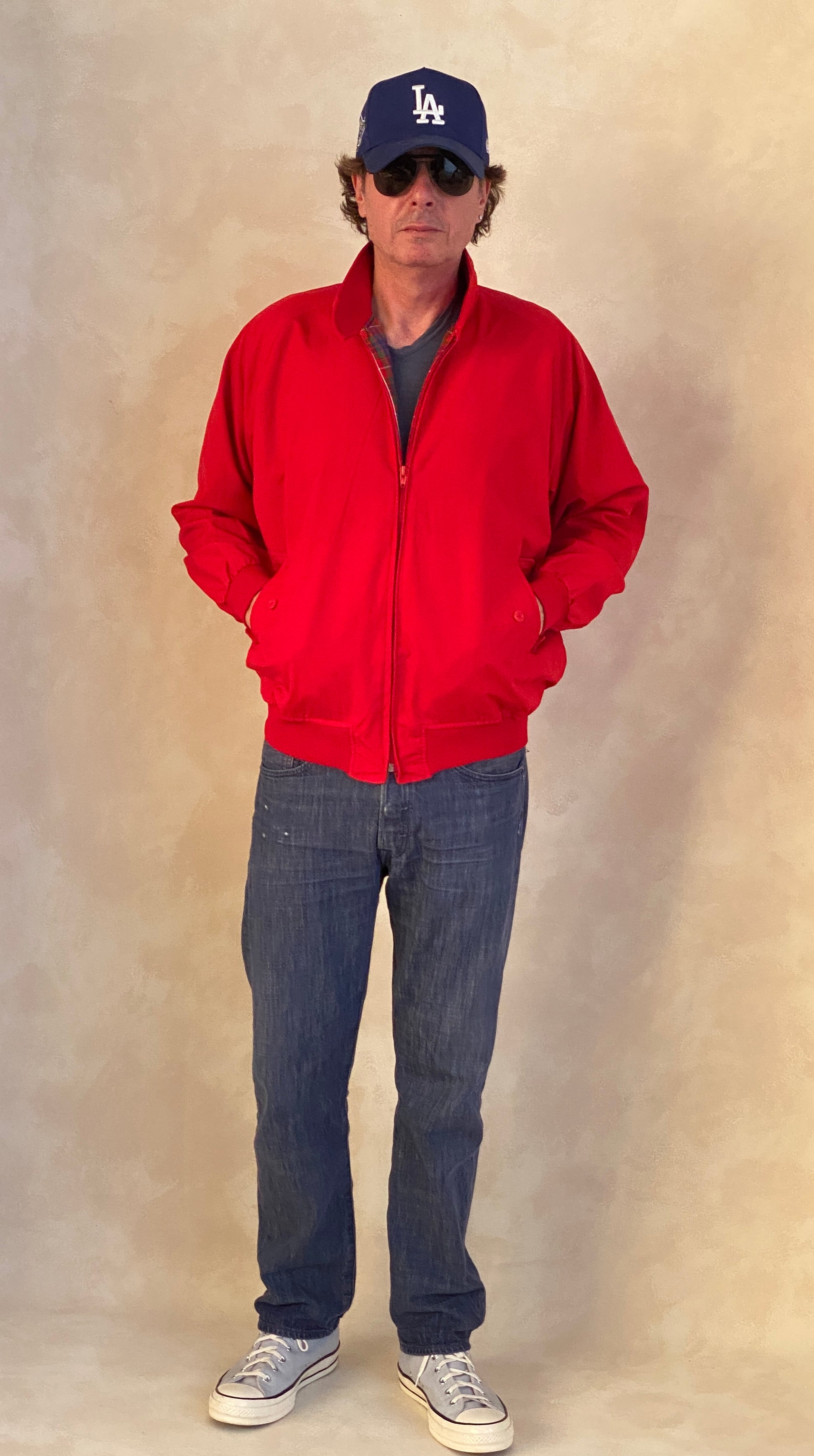 Size Medium Vintage Light Zipper Jacket - USA Vintage Bcn