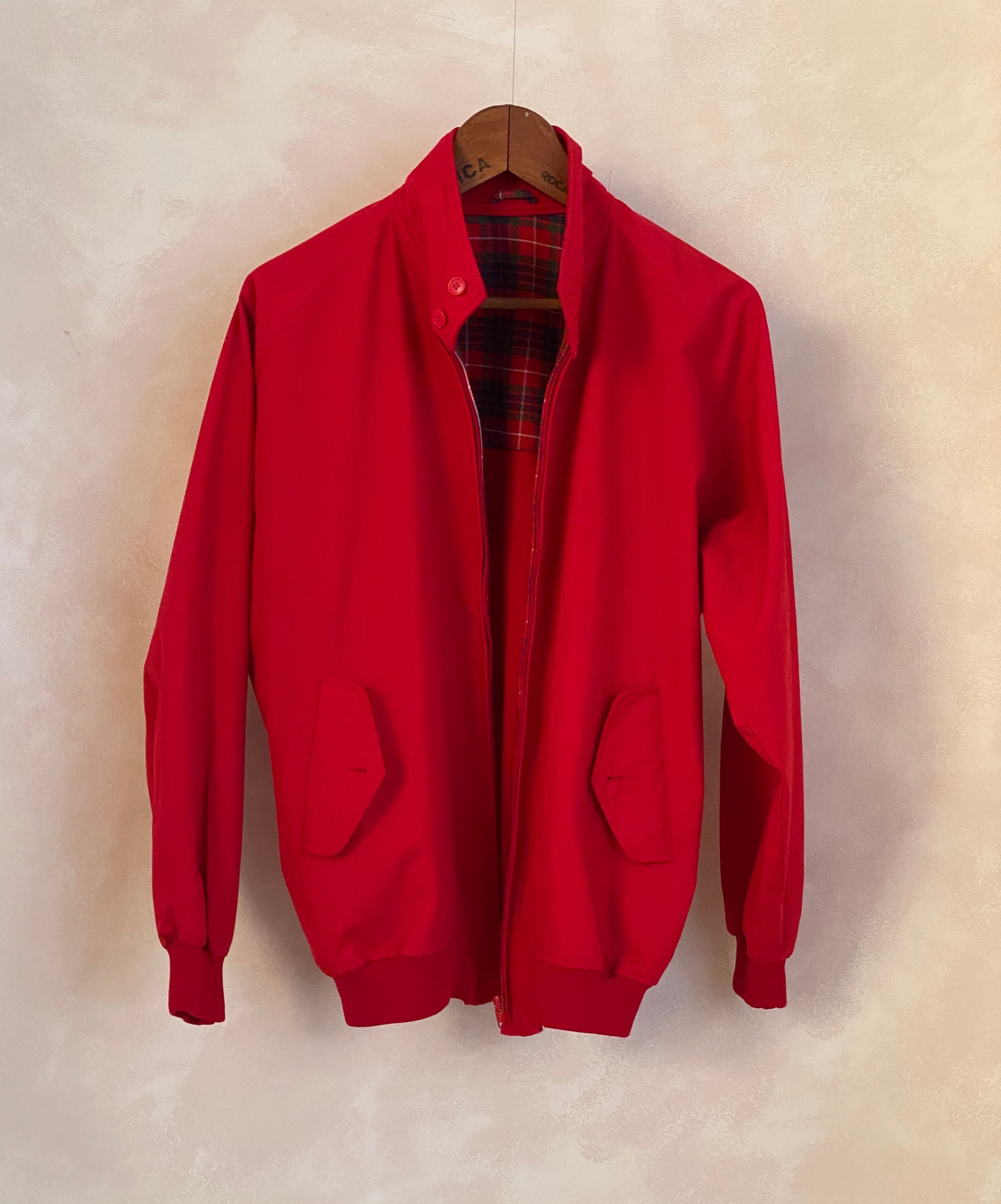Size Medium Vintage Light Zipper Jacket - USA Vintage Bcn