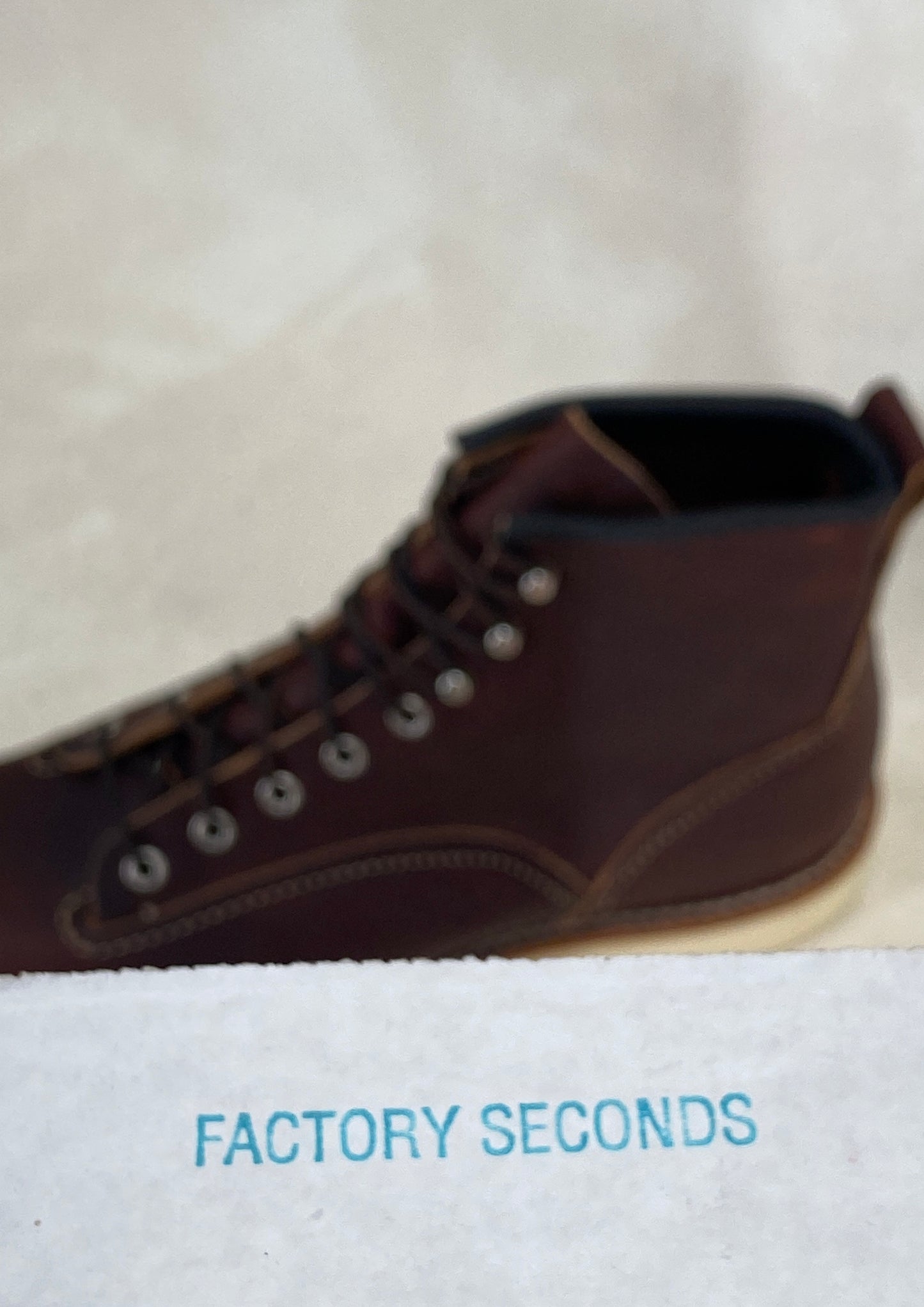 Size 7.5 D (40 Euro) R W Lineman 2906 Boots Made In USA. Factory Seconds - USA Vintage Bcn