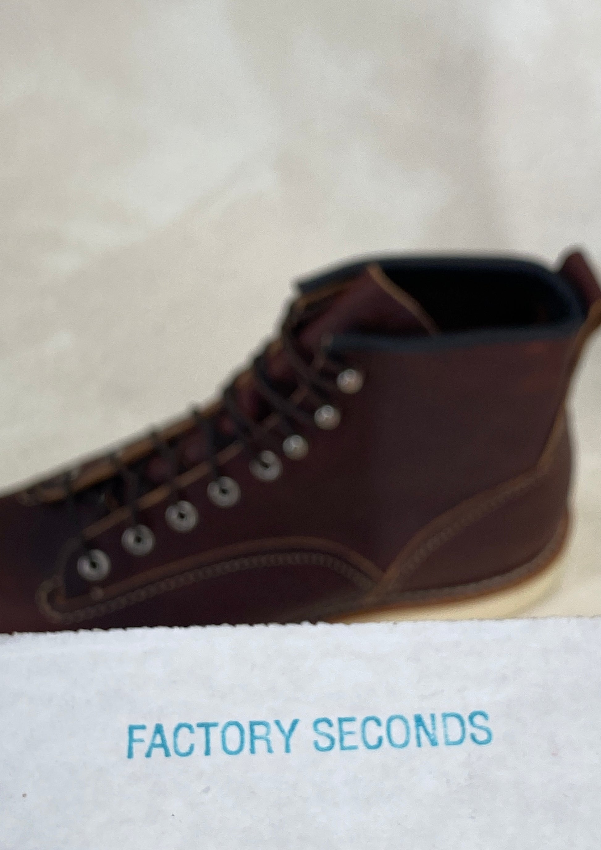 Size 7.5 D (40 Euro) R W Lineman 2906 Boots Made In USA. Factory Seconds - USA Vintage Bcn