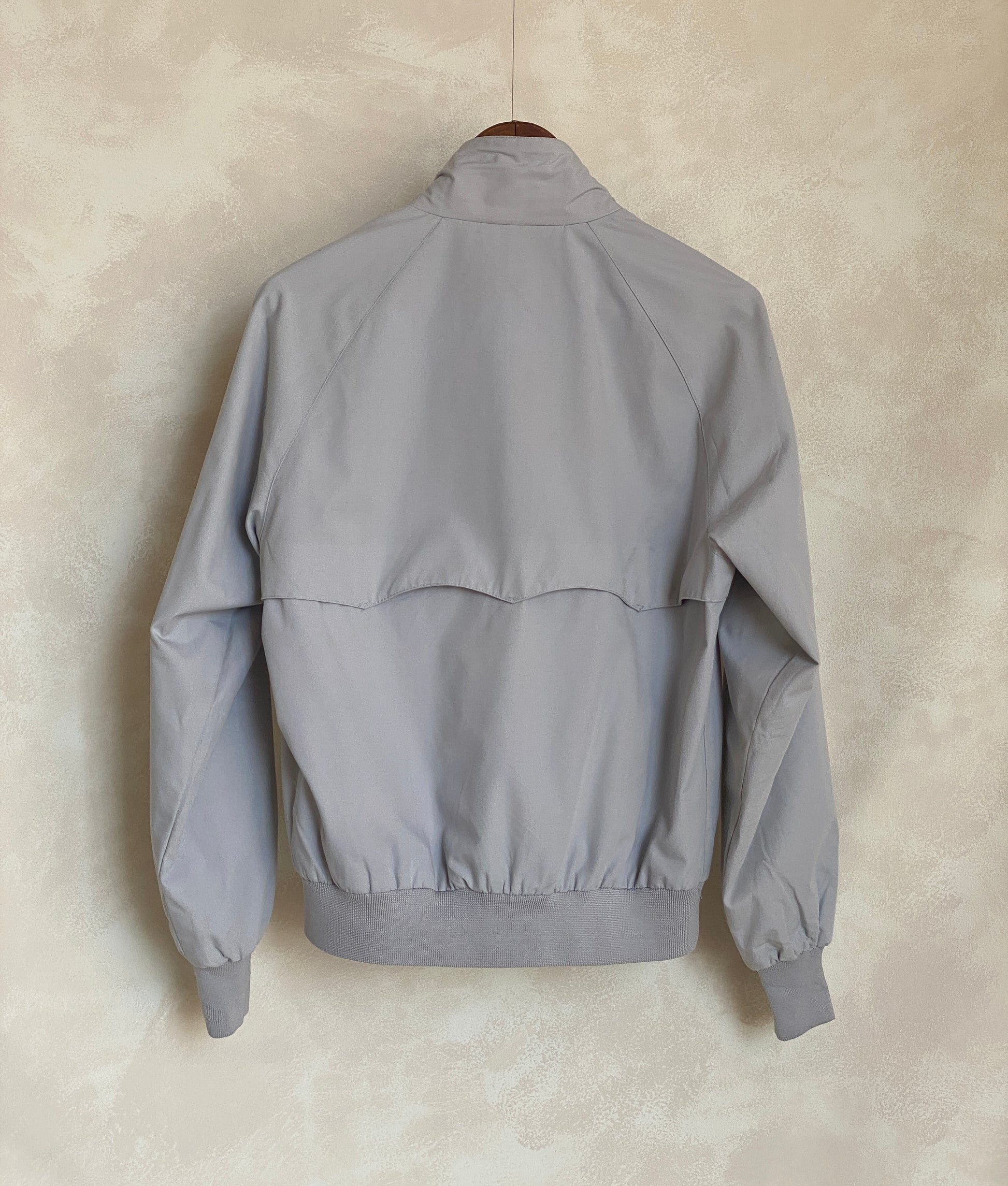 Vintage light zipper jacket, size Small.