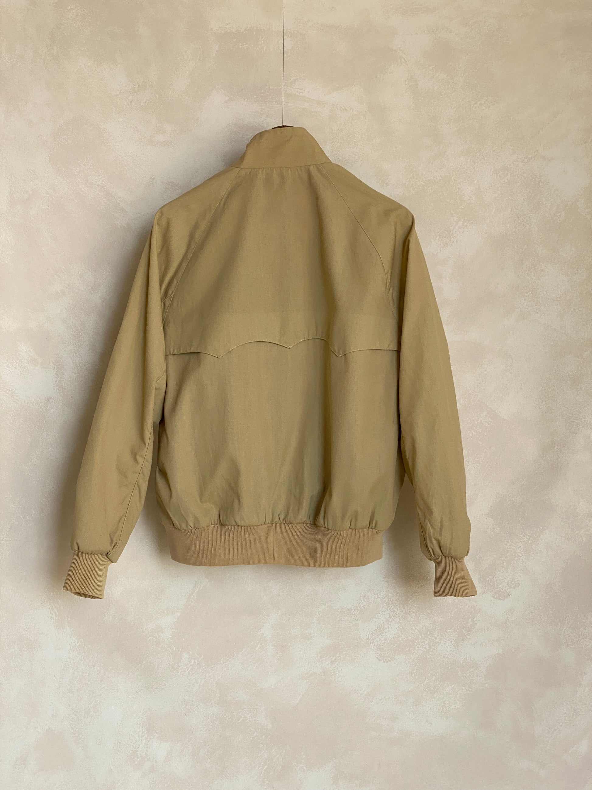 Size Medium Vintage Light Zipper Jacket Made in USA - USA Vintage Bcn