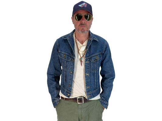 Size 38US / 48EU. Authentic 1970s Lee Denim Jacket – Made in Canada – Two Chest Pockets - USA Vintage Bcn